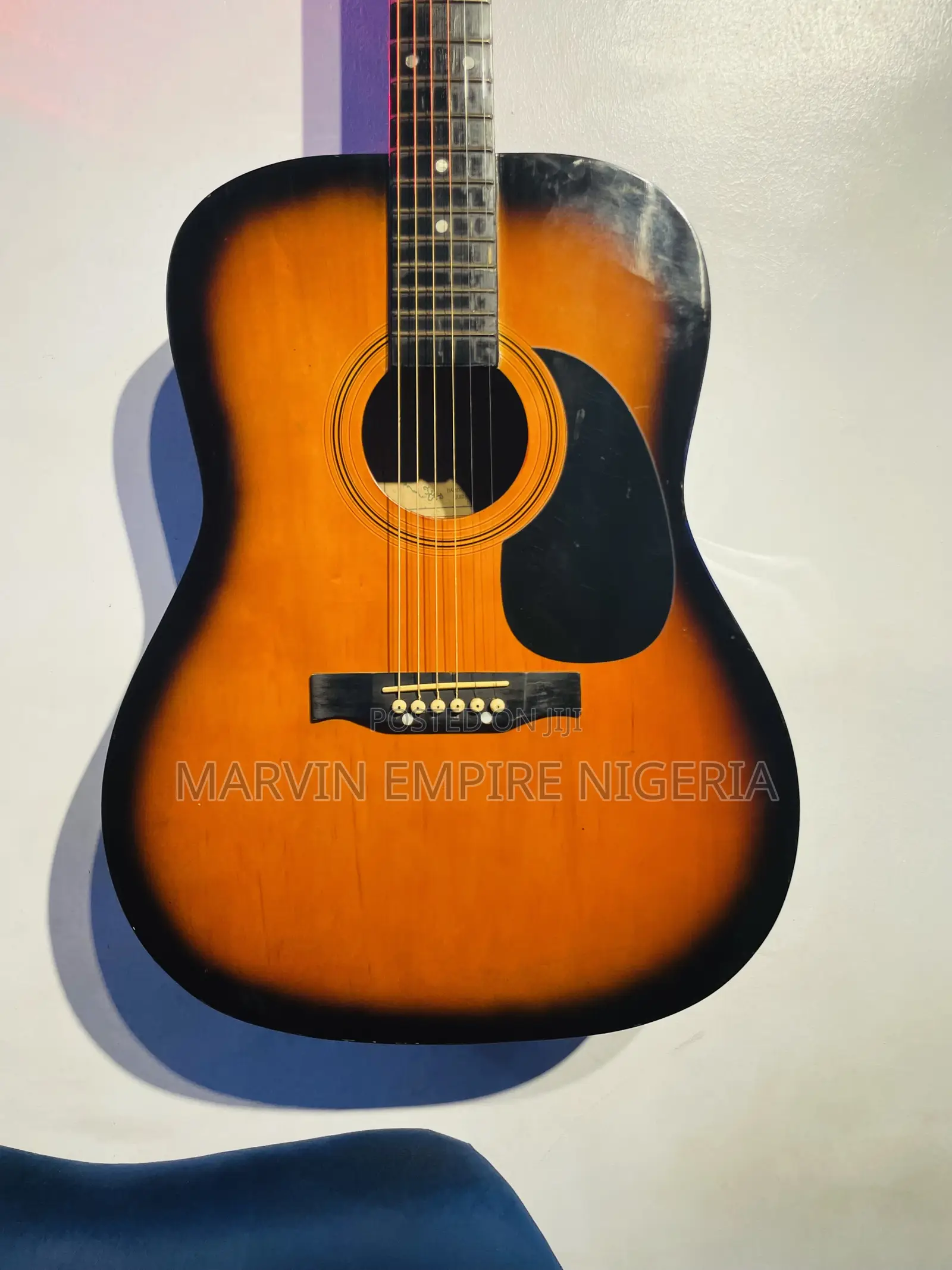 Royal Sunburst Acoustic Dreadnought Guitar With Bag
