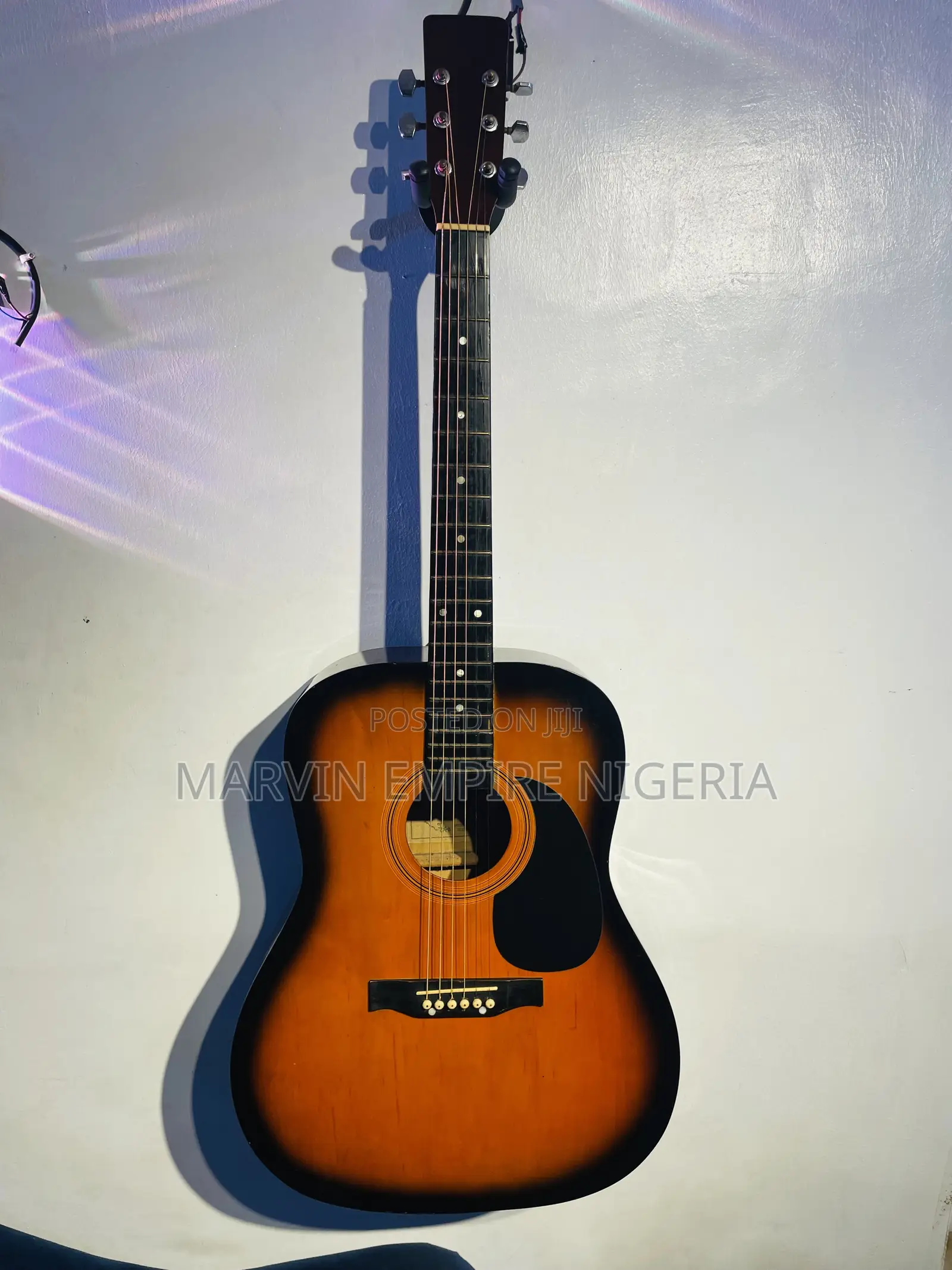 Royal Sunburst Acoustic Dreadnought Guitar With Bag