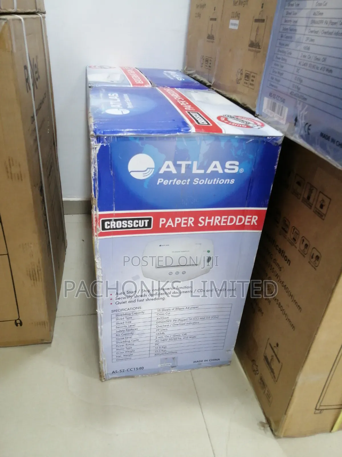 Atlas Paper Shredder Cc1540