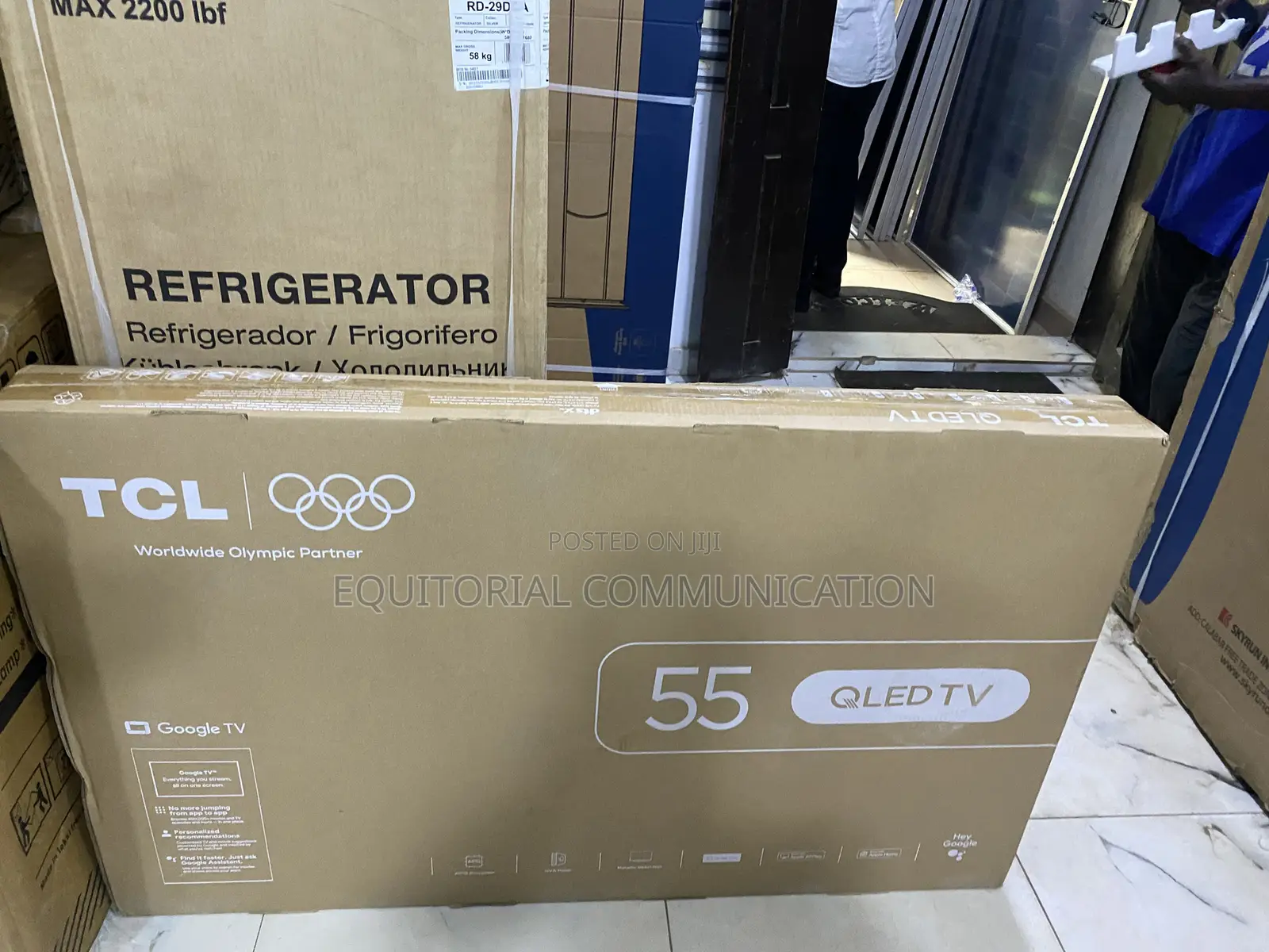 TCL55T6D 55 INCH Sleek Design Smart TV