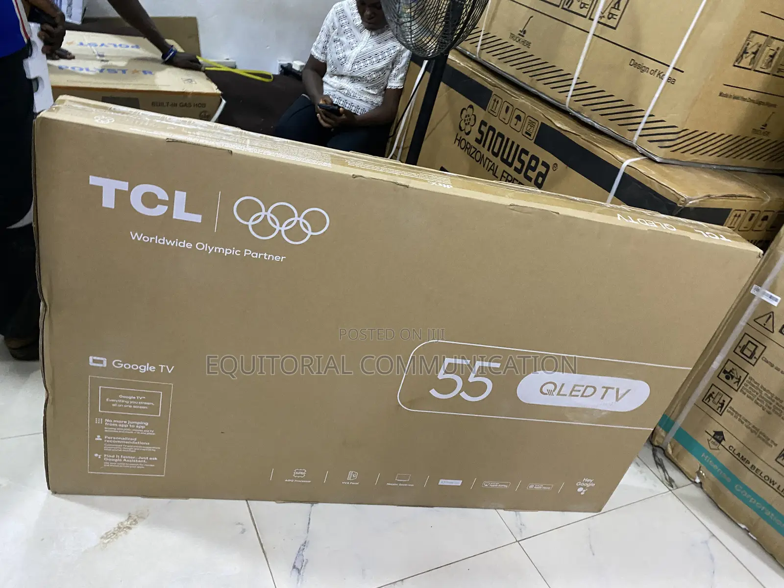 TCL55T6D 55 INCH Sleek Design Smart TV