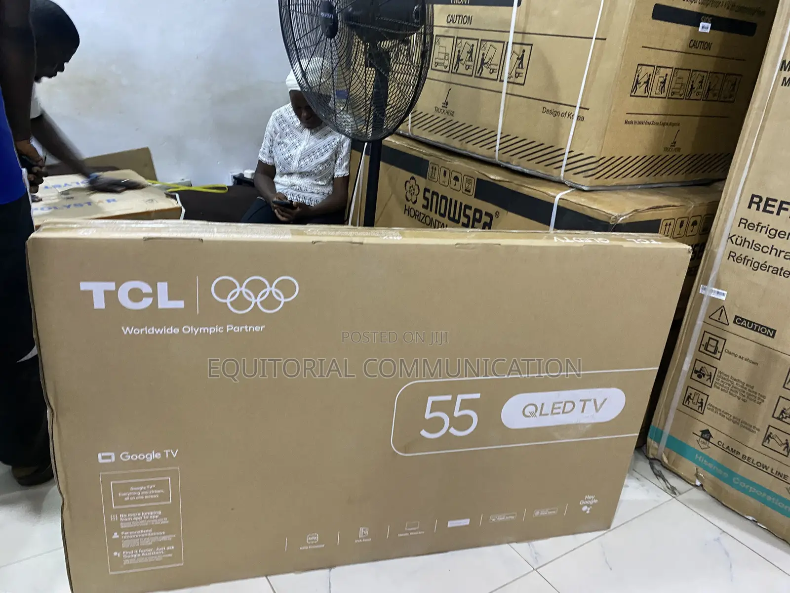 TCL 55 Inch QLED Viewing Experience TV