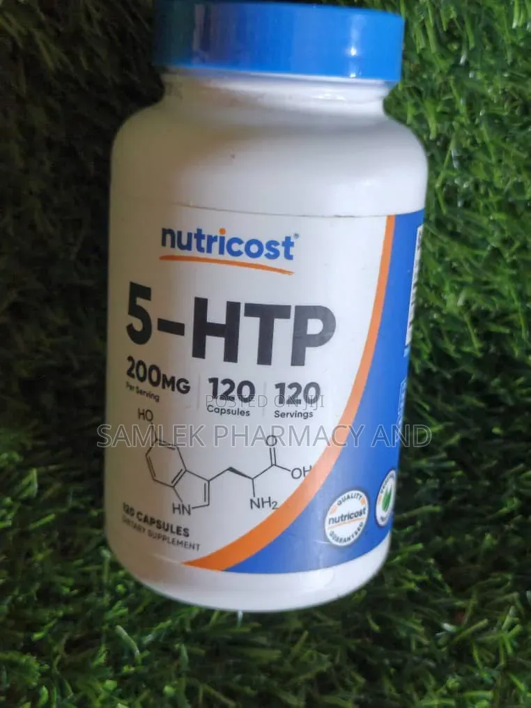 Nutricost 5-HTP 200mg, 120 Vegetarian Capsules (5-Hydroxytryptophan)