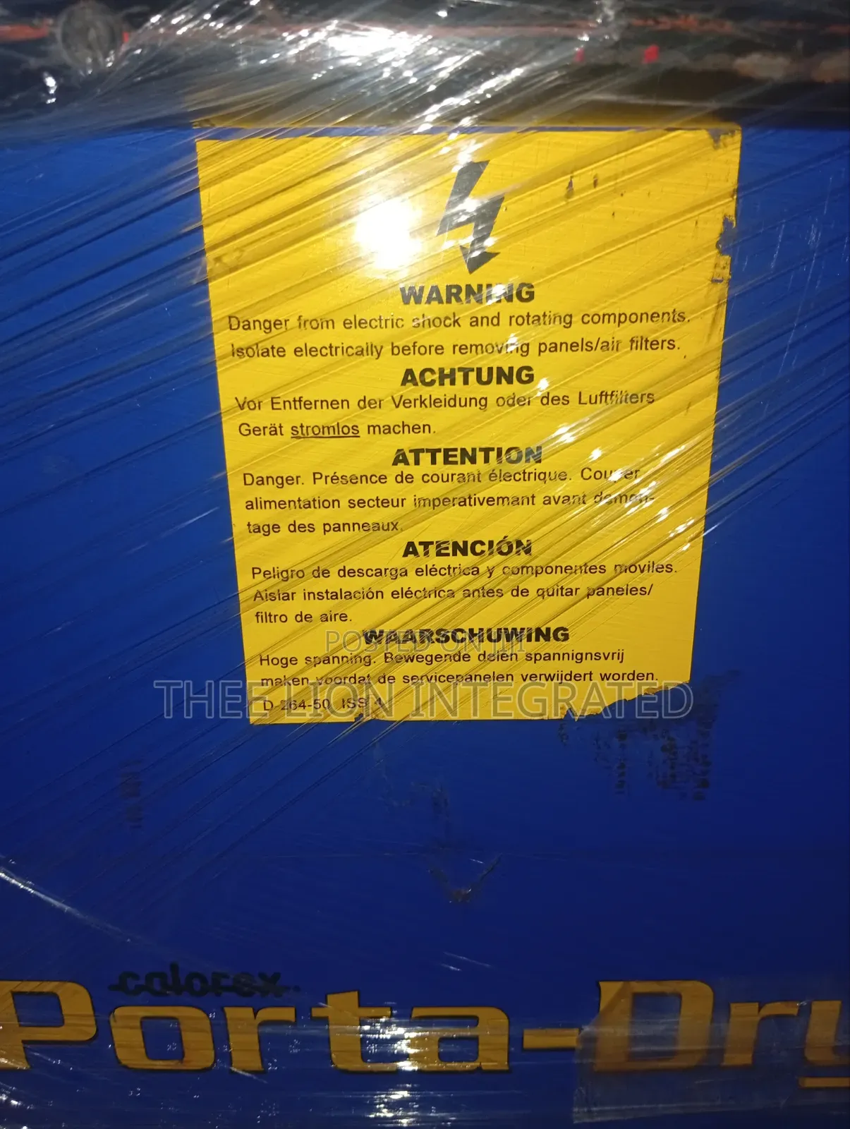 Calorex Porta-Dry Commercial Dehumidifier / Building Dryer