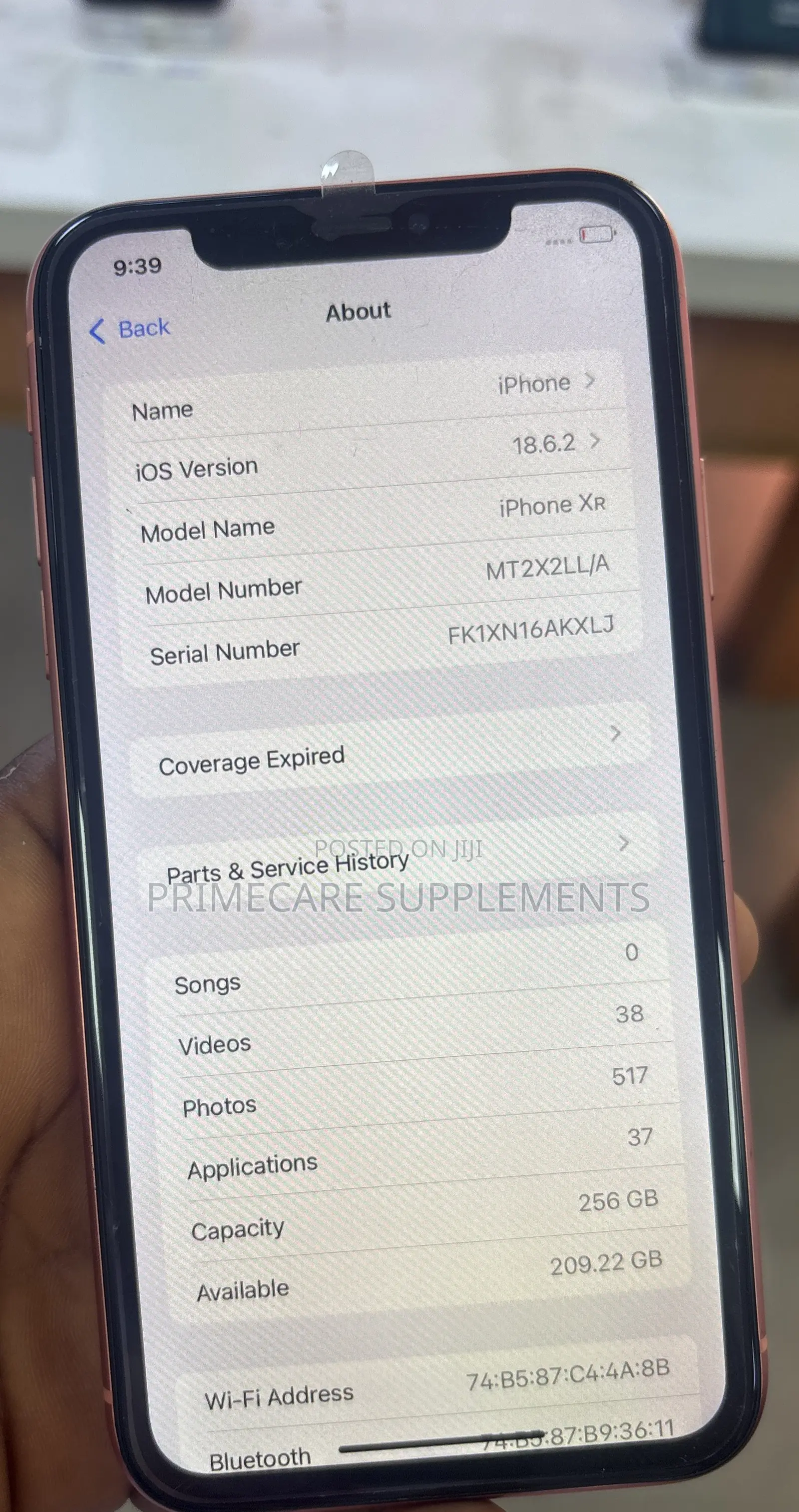 Apple iPhone XR 256 GB Orange