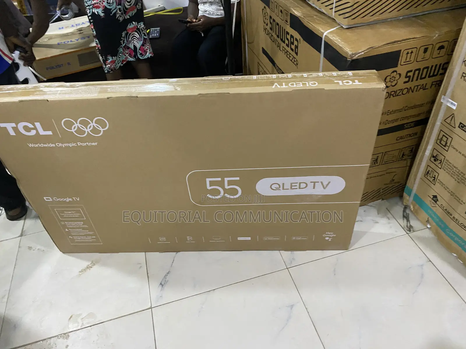 TCL 55 Inch QLED Screen Home TV