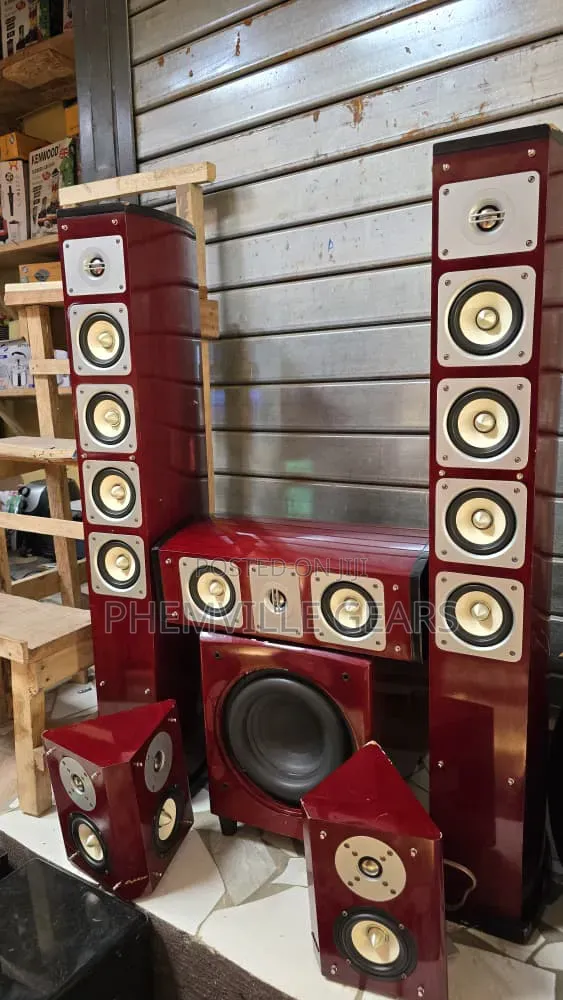 Uk Used Orpheo Tower Full Set Speakers