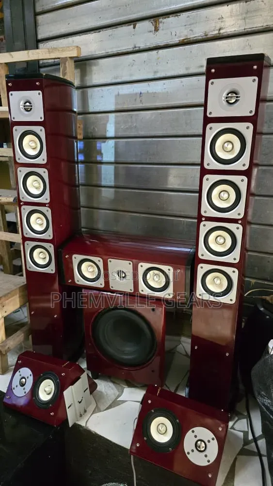 Uk Used Orpheo Tower Full Set Speakers