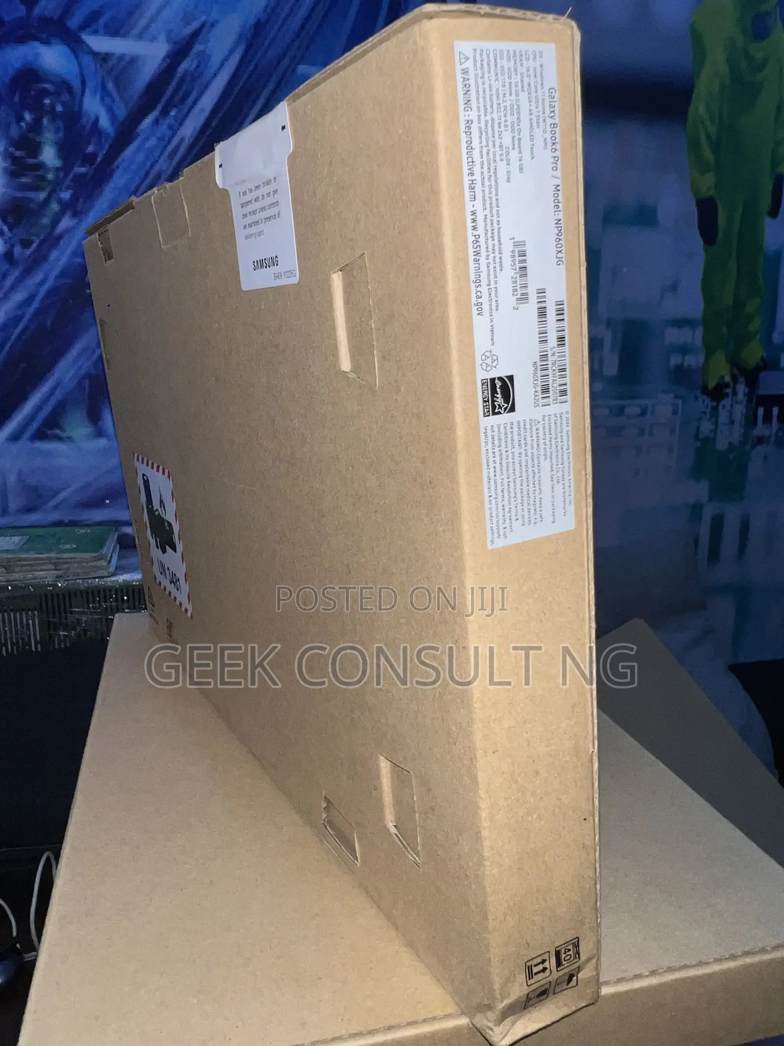New Laptop Samsung Galaxy Book6 Pro 16GB Intel Core Ultra 7 SSD 1T