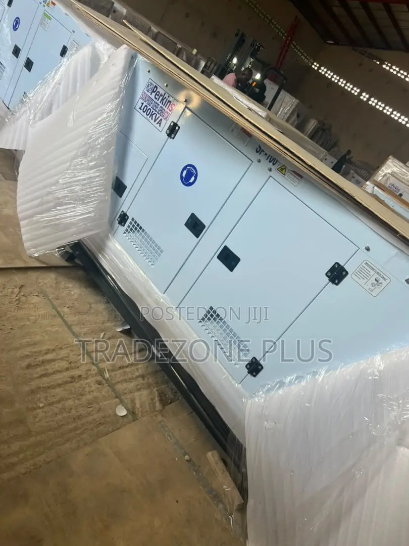 Powerful Perkins 100kVA Enclosed Generator