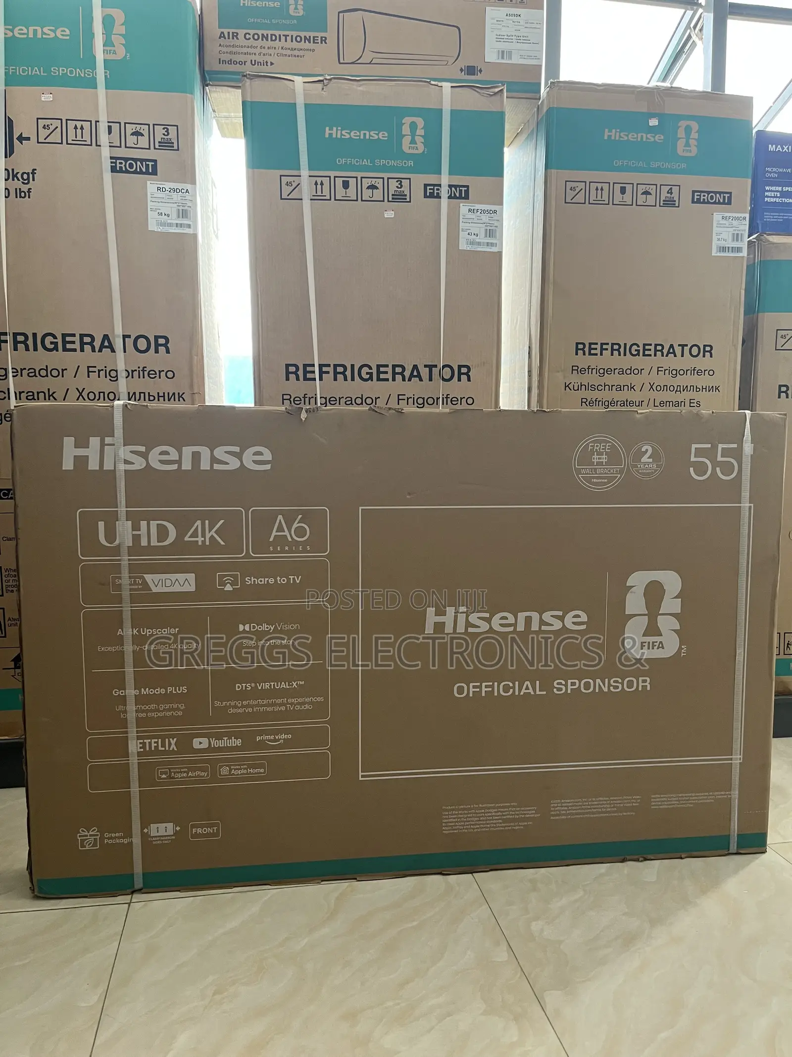 Hisense 55” UHD Smart TV A6Q