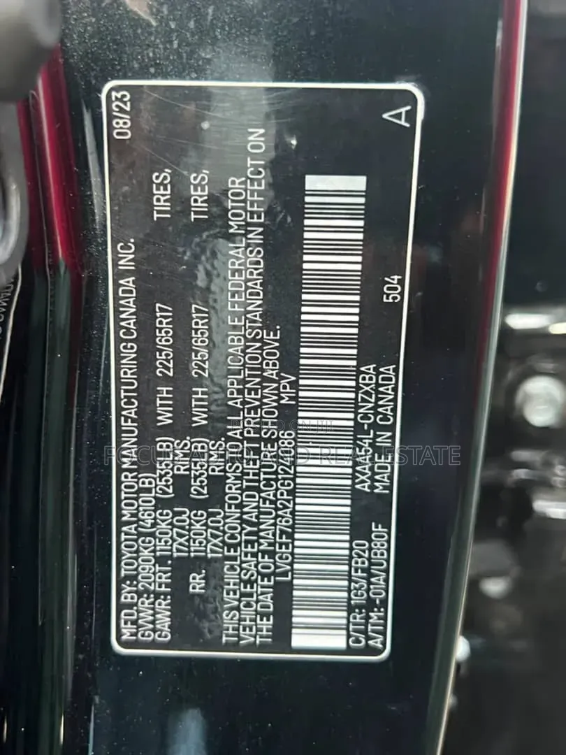 Toyota Highlander Limited AWD 2023 Black
