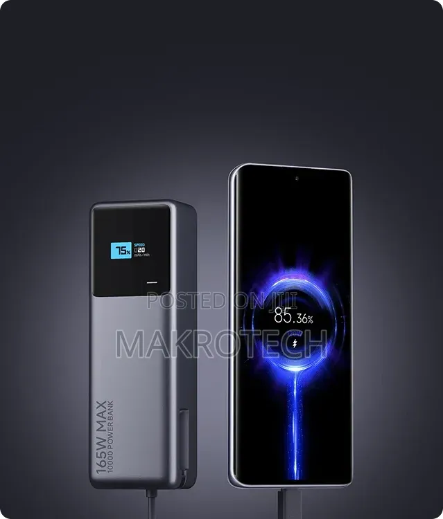 Xiaomi 165W Power Bank 10000mAh (Integrated Cable)-Silver