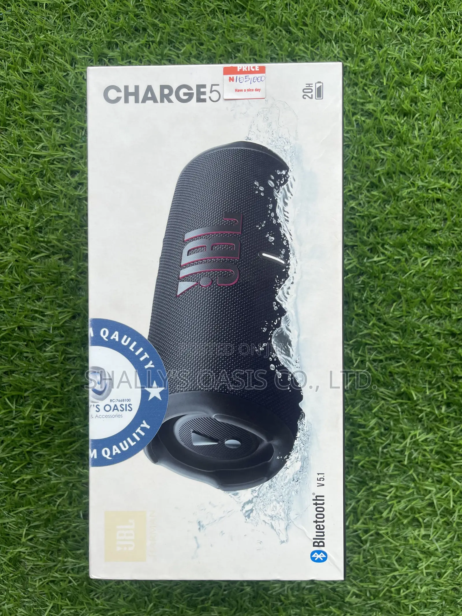 Original JBL Charge 5 Portable Bluetooth Speaker – Heavy Bass