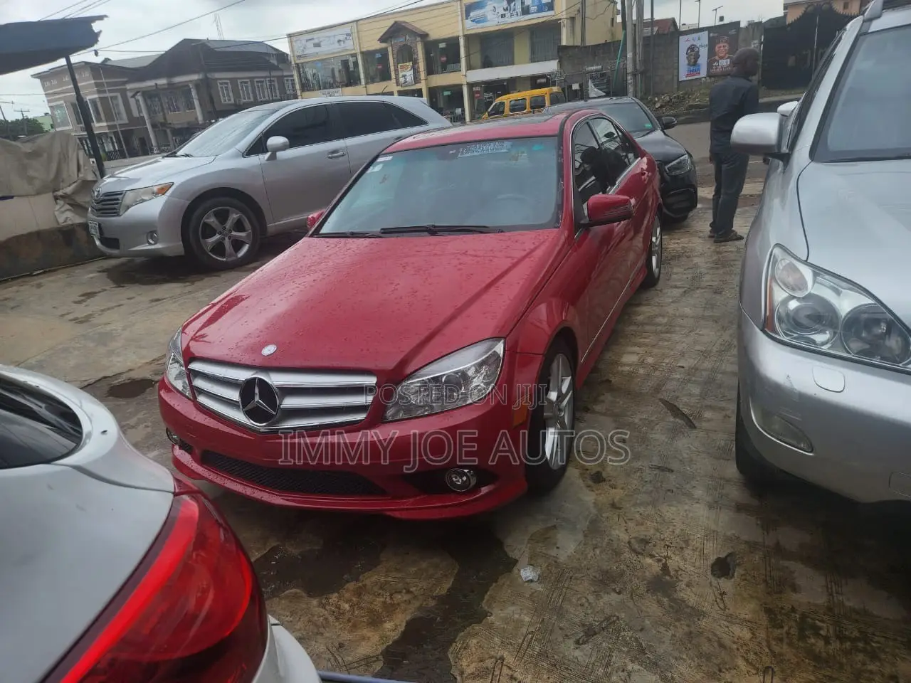 Mercedes-Benz C300 Sport 4Matic Sedan AWD (3.0L 6cyl 7A) 2010 Red