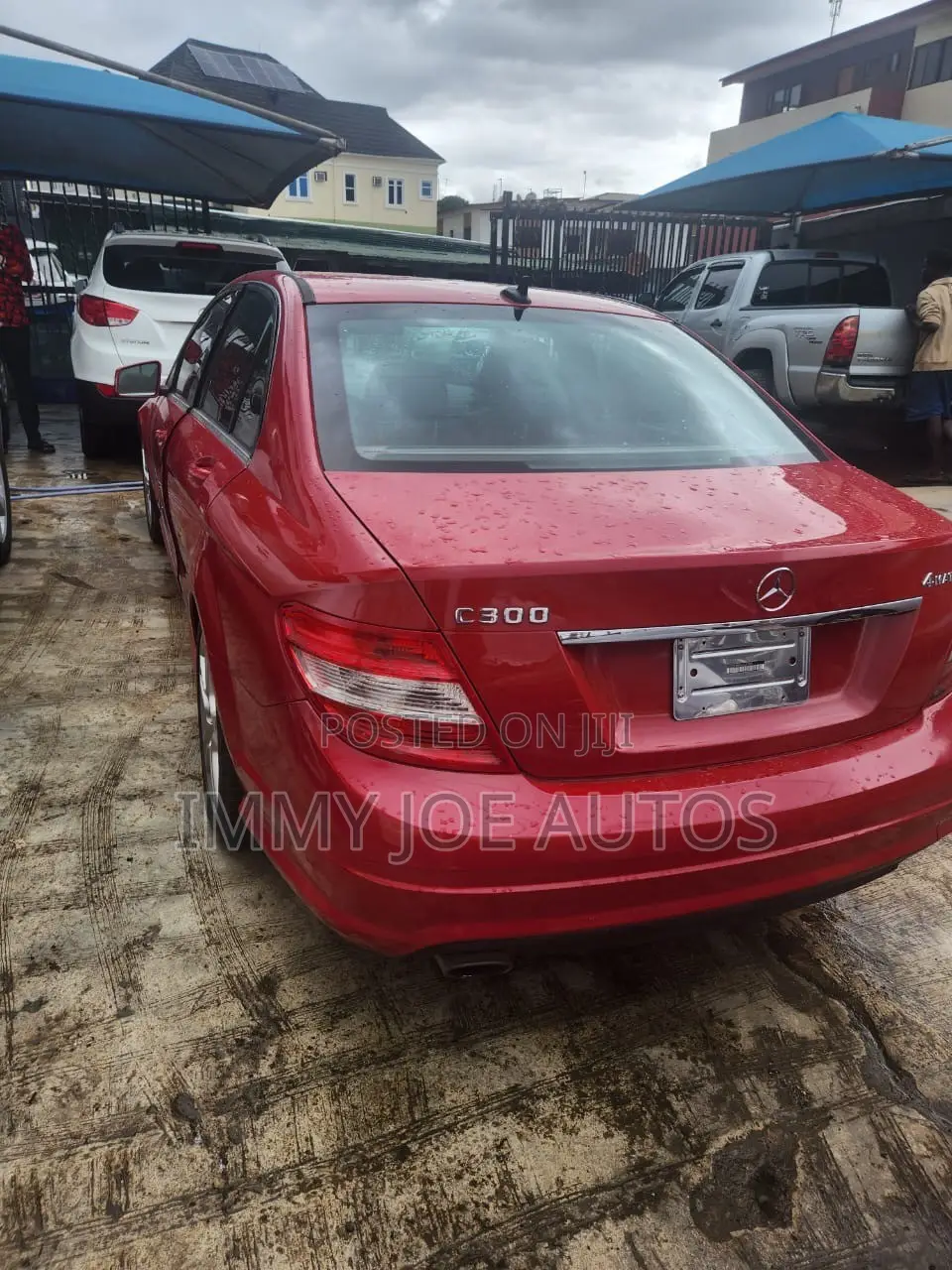 Mercedes-Benz C300 Sport 4Matic Sedan AWD (3.0L 6cyl 7A) 2010 Red