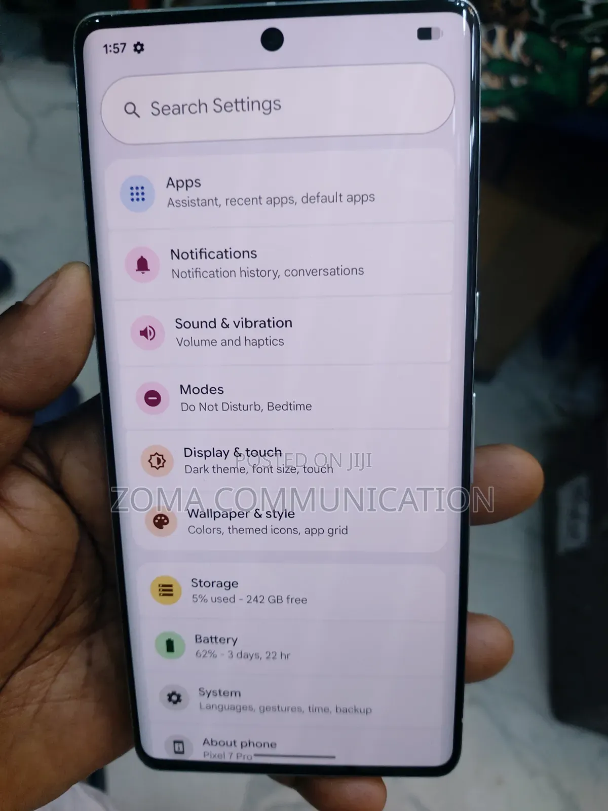 Google Pixel 7 Pro 256 GB White