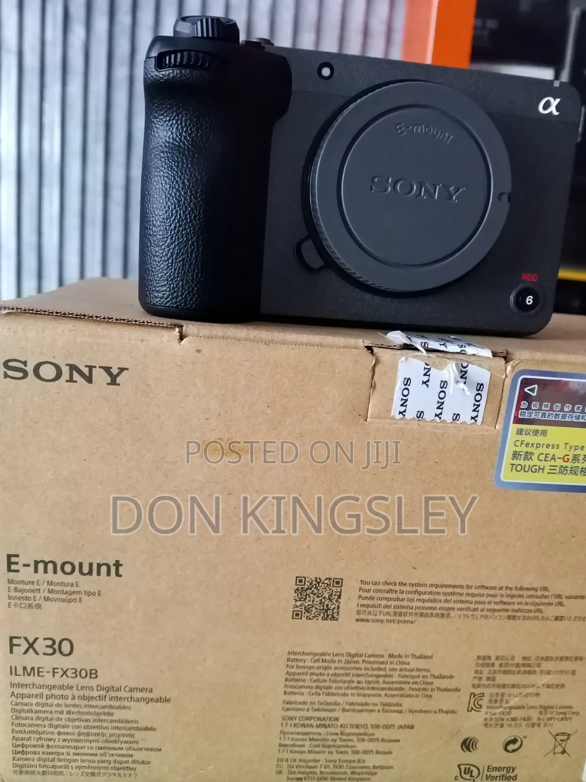 Sony FX30 Camera Only Body