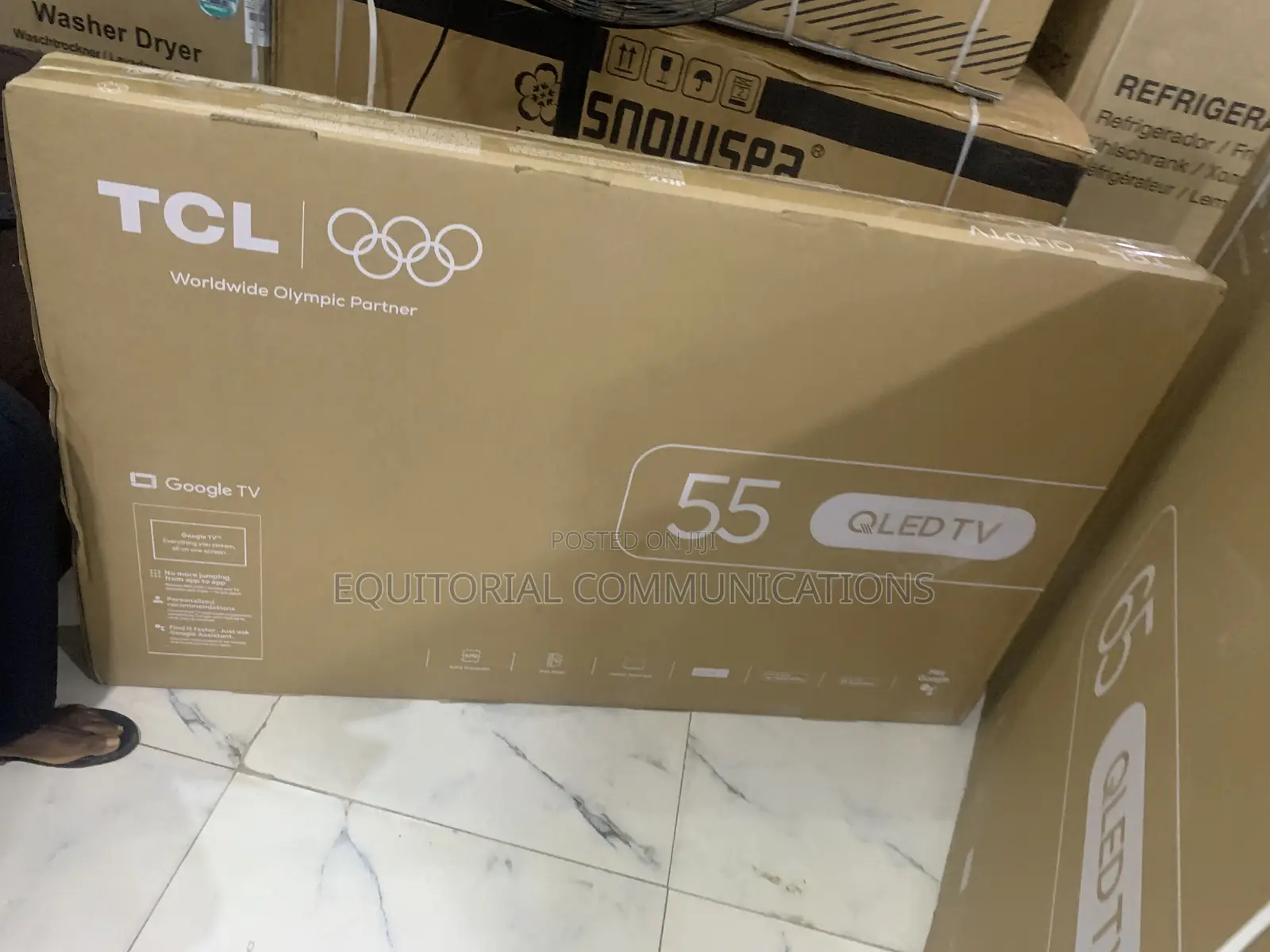 TCL 55T6D 55 Inch QLED Smart TV for Movies Streaming and Entertainment