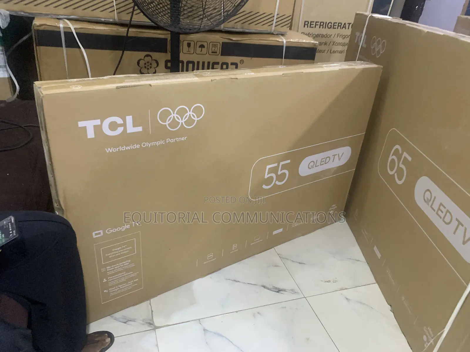 TCL 55T6D 55 Inch QLED Smart TV for Movies Streaming and Entertainment