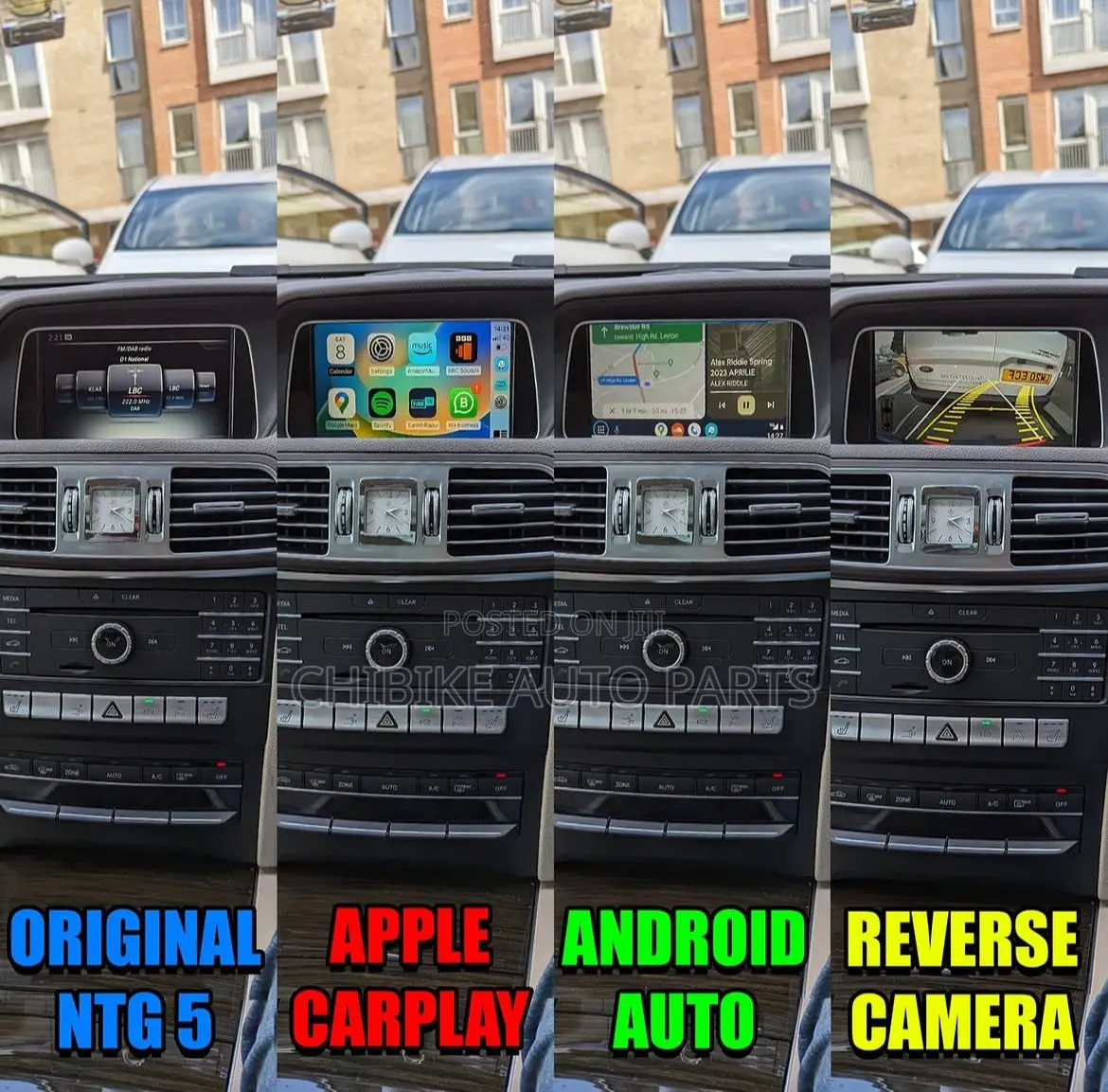 C-Class 2010-2017 Mercedes Benz Wireless Apple CarPlay/android Auto