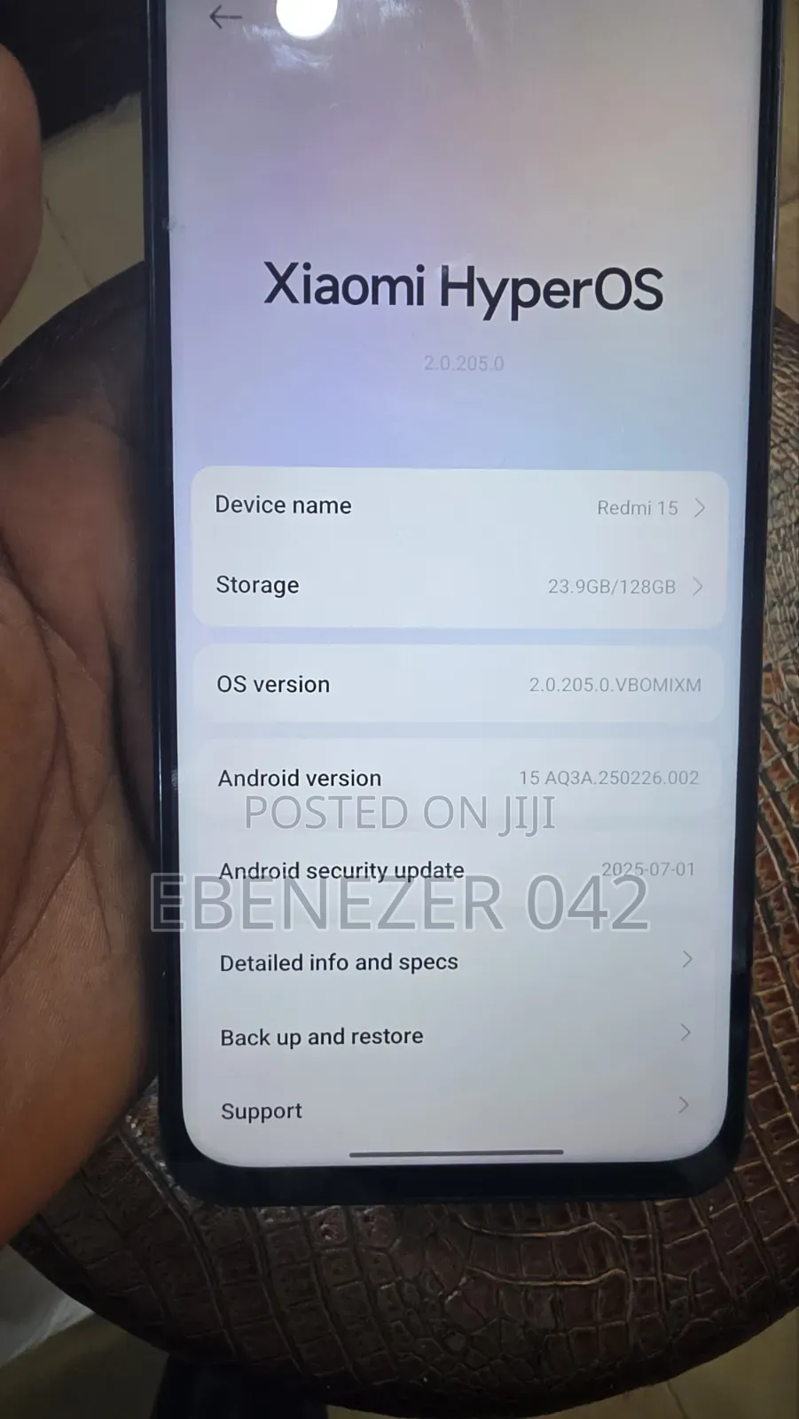 Xiaomi Redmi 15 128 GB Black