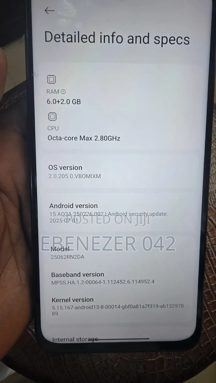 Xiaomi Redmi 15 128 GB Black