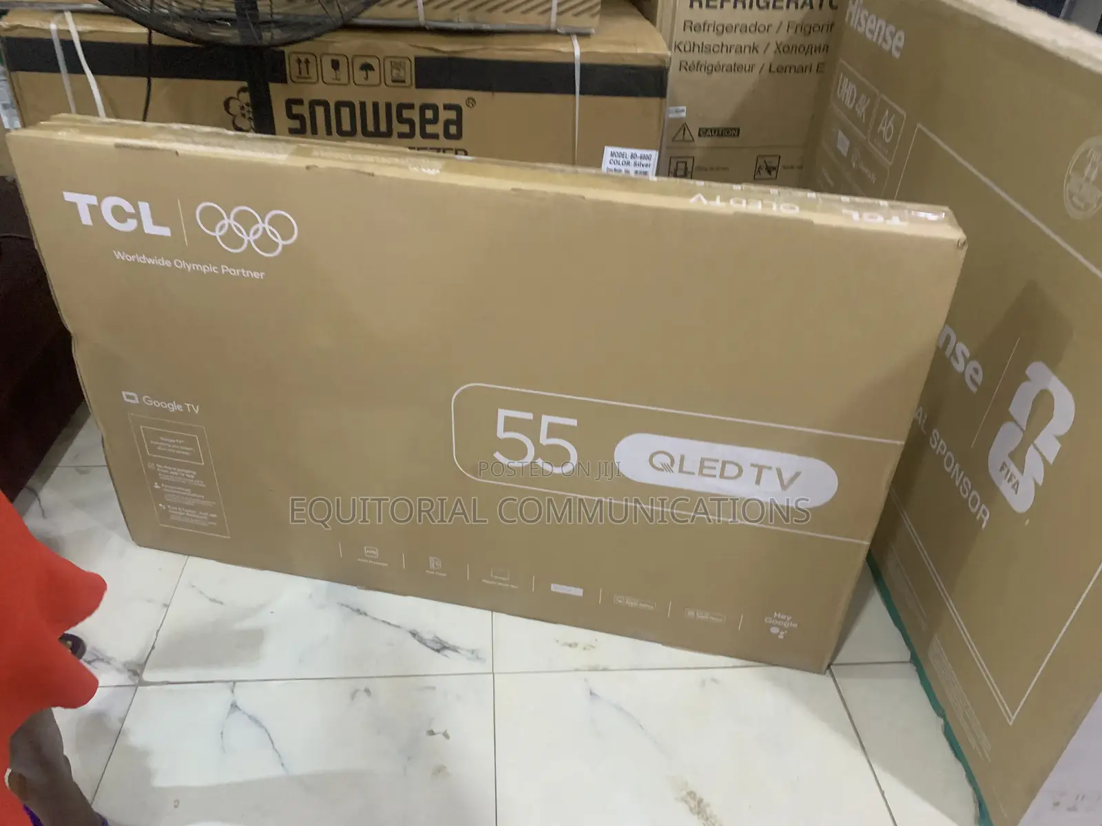 TCL 55T6D 55 Inch Smart Television With QLED Screen for Home Use