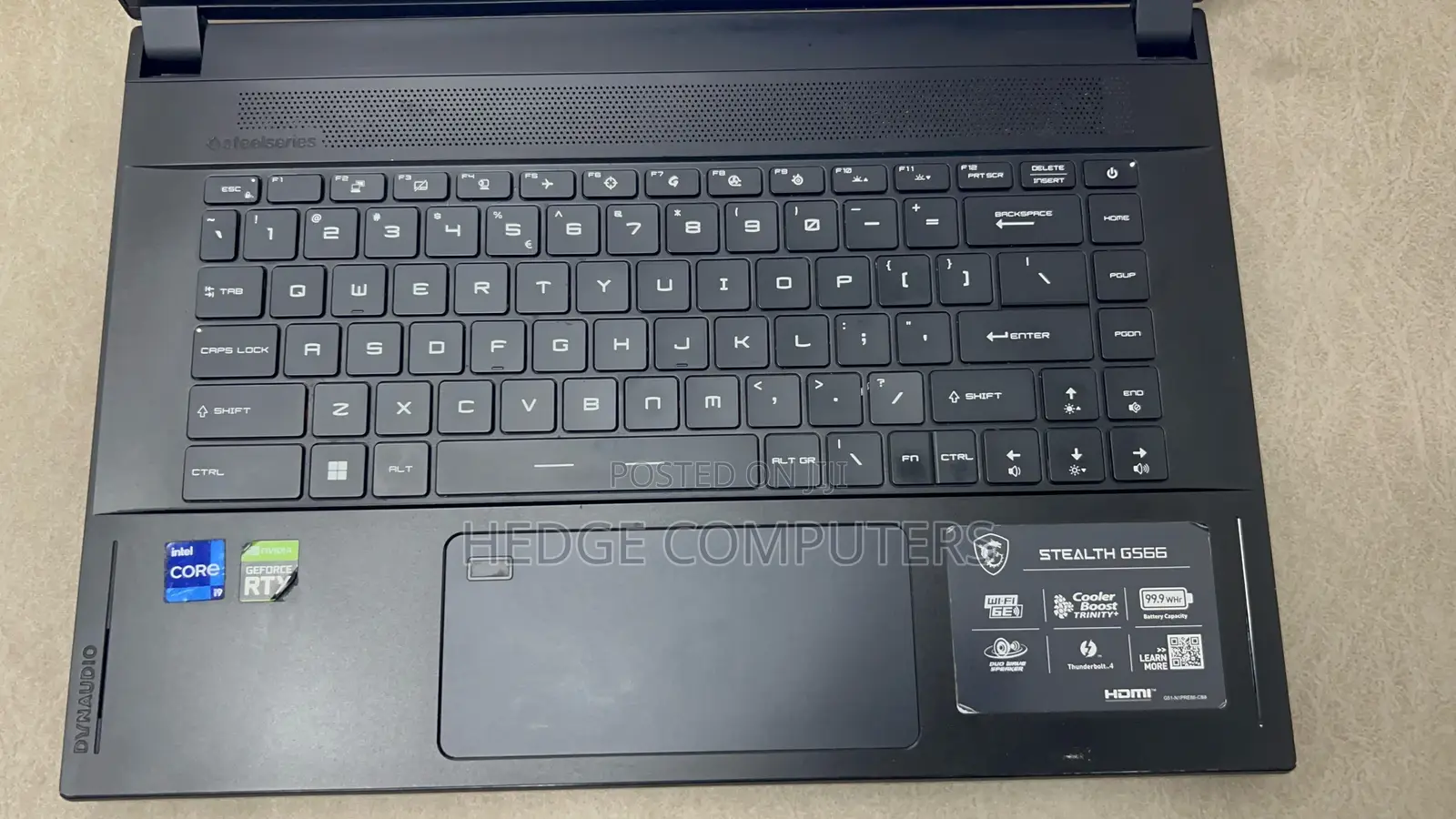Laptop MSI GS66 Stealth 12UHS 32GB Intel Core i9 SSD 1T