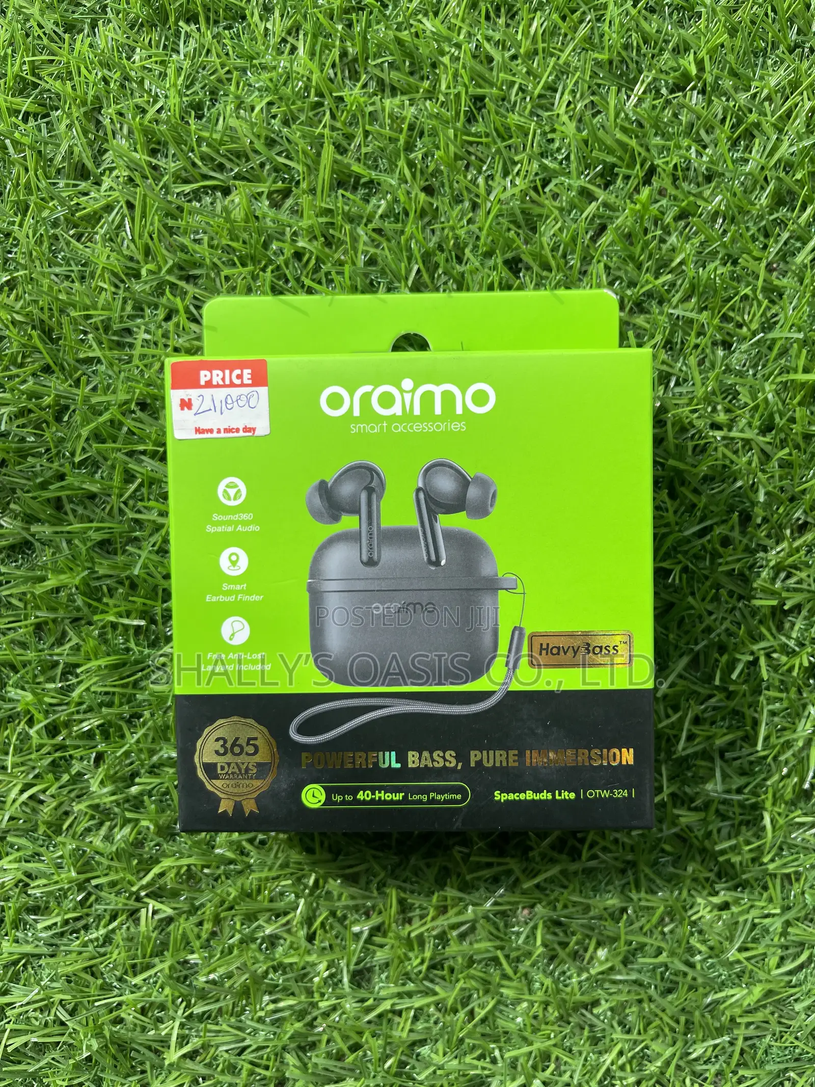 Oraimo Spacebuds Lite Otw-324 – Deep Bass Earbuds | Brand New