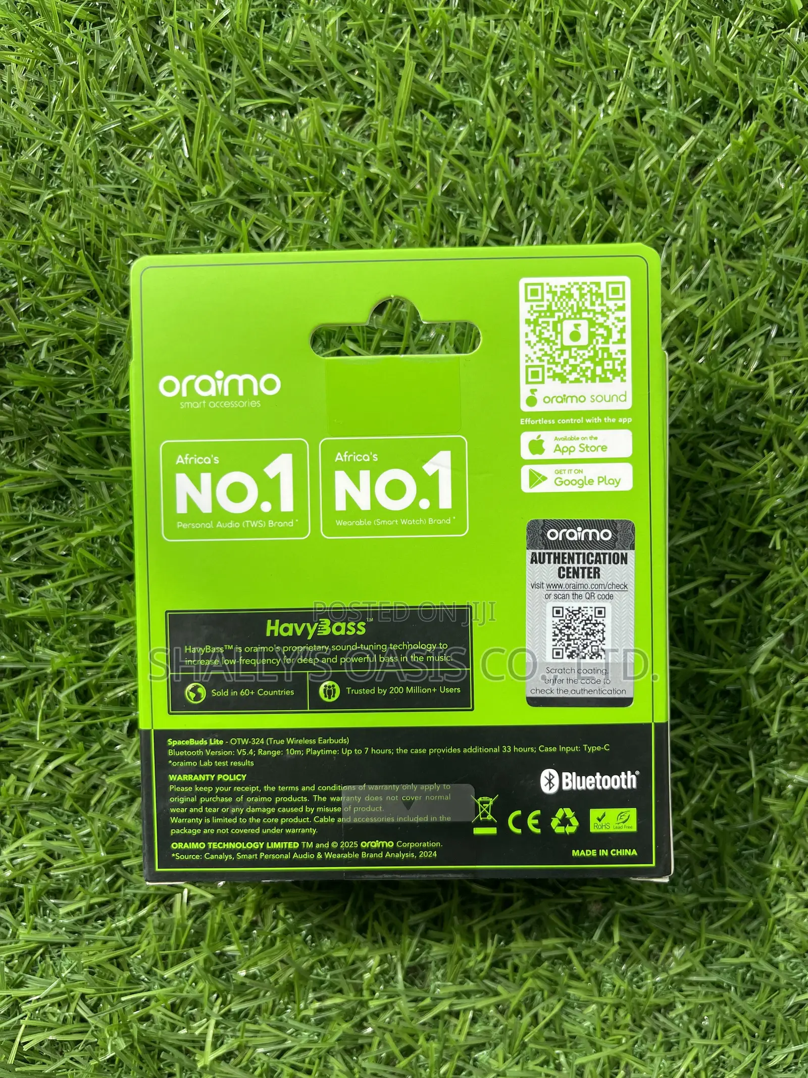 Oraimo Spacebuds Lite Otw-324 – Deep Bass Earbuds | Brand New