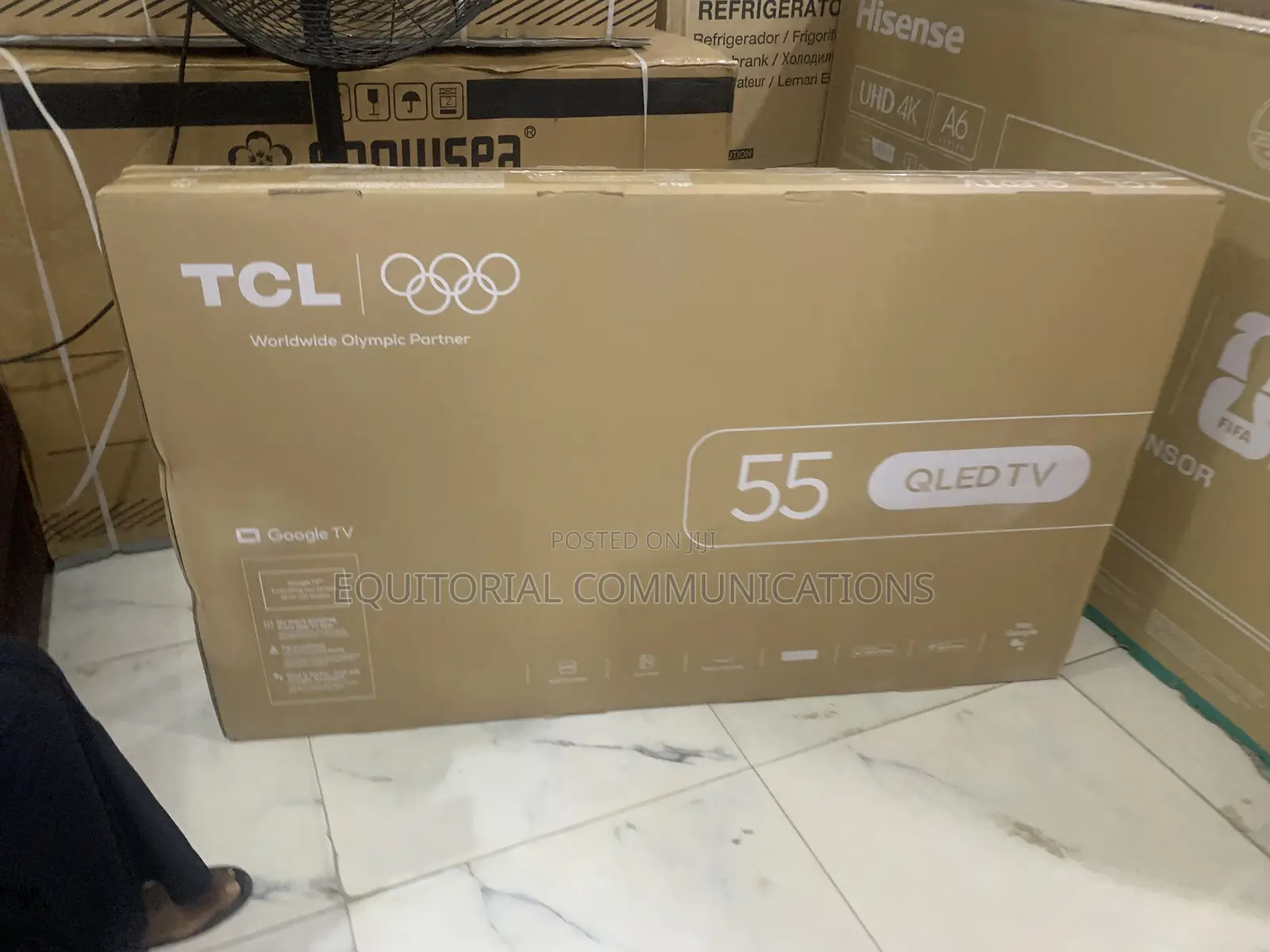 TCL 55T6D 55 Inch Smart TV With QLED Display for Family Viewing
