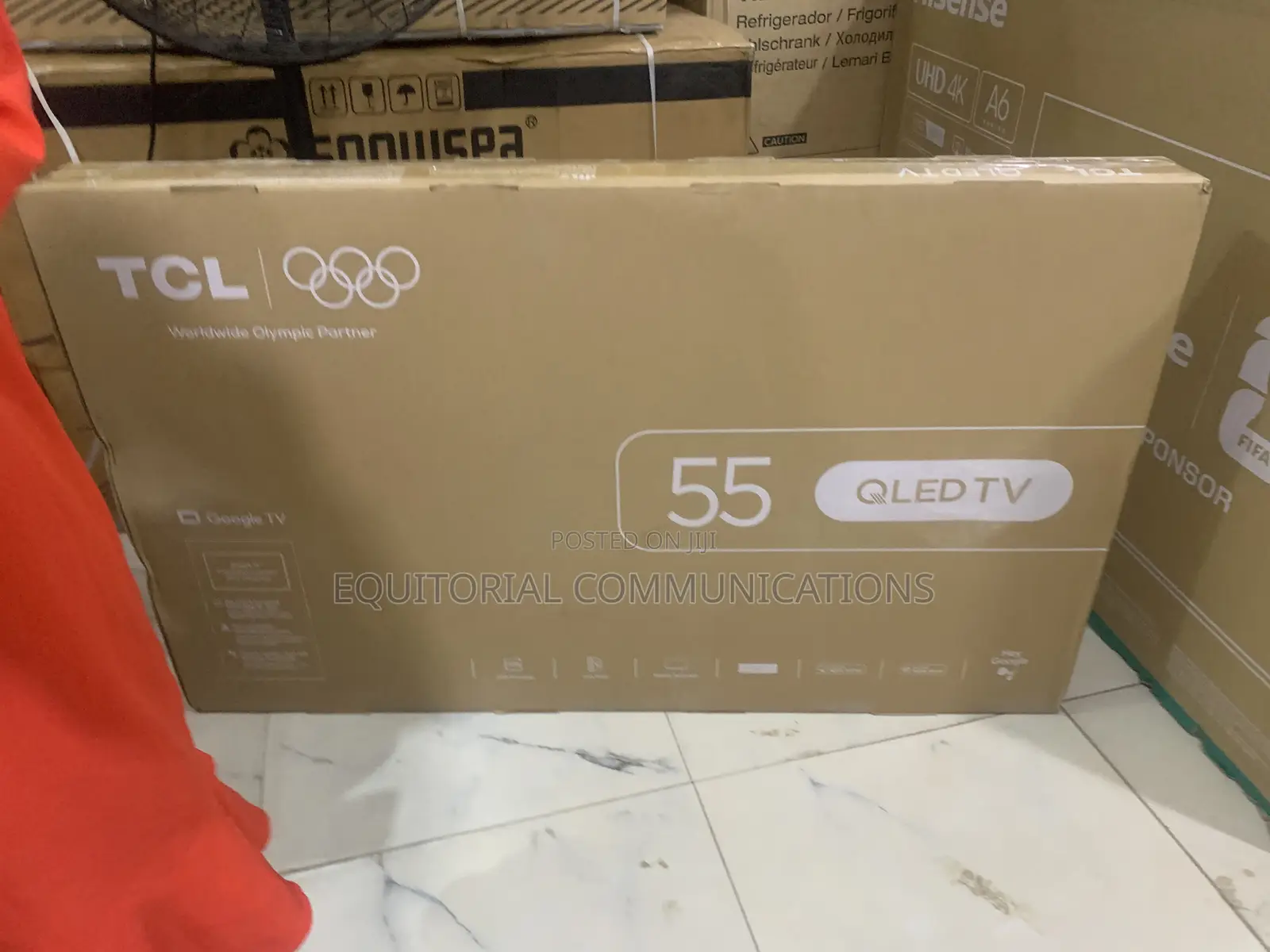 TCL 55T6D 55 Inch Smart TV With QLED Display for Family Viewing