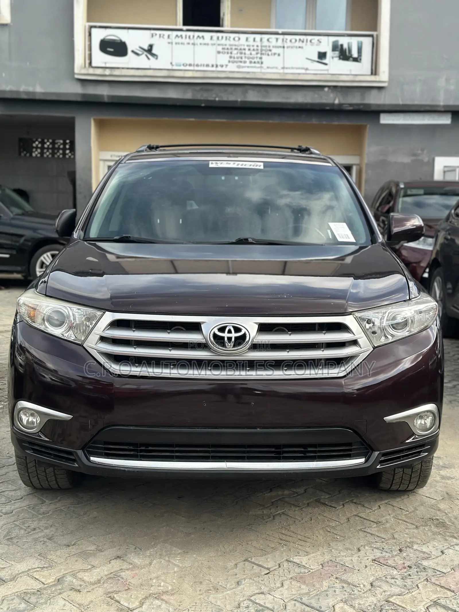 Toyota Highlander Limited 3.5l 4WD 2013 Burgundy