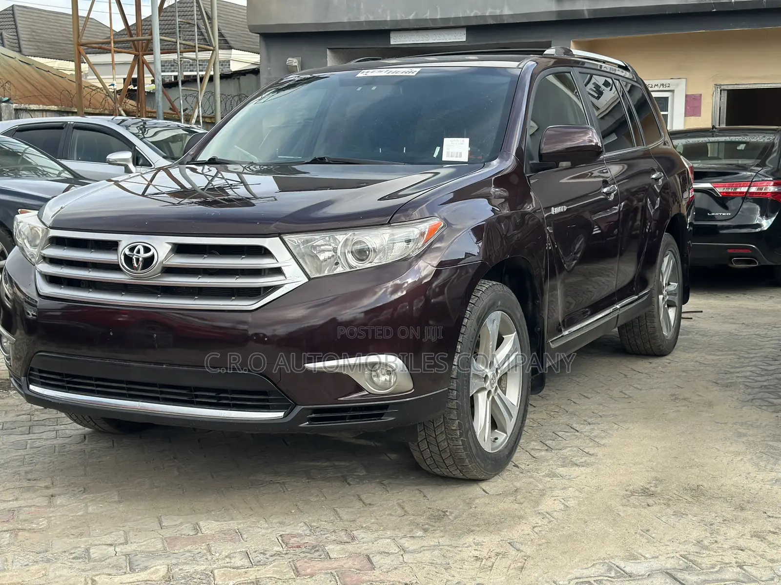 Toyota Highlander Limited 3.5l 4WD 2013 Burgundy
