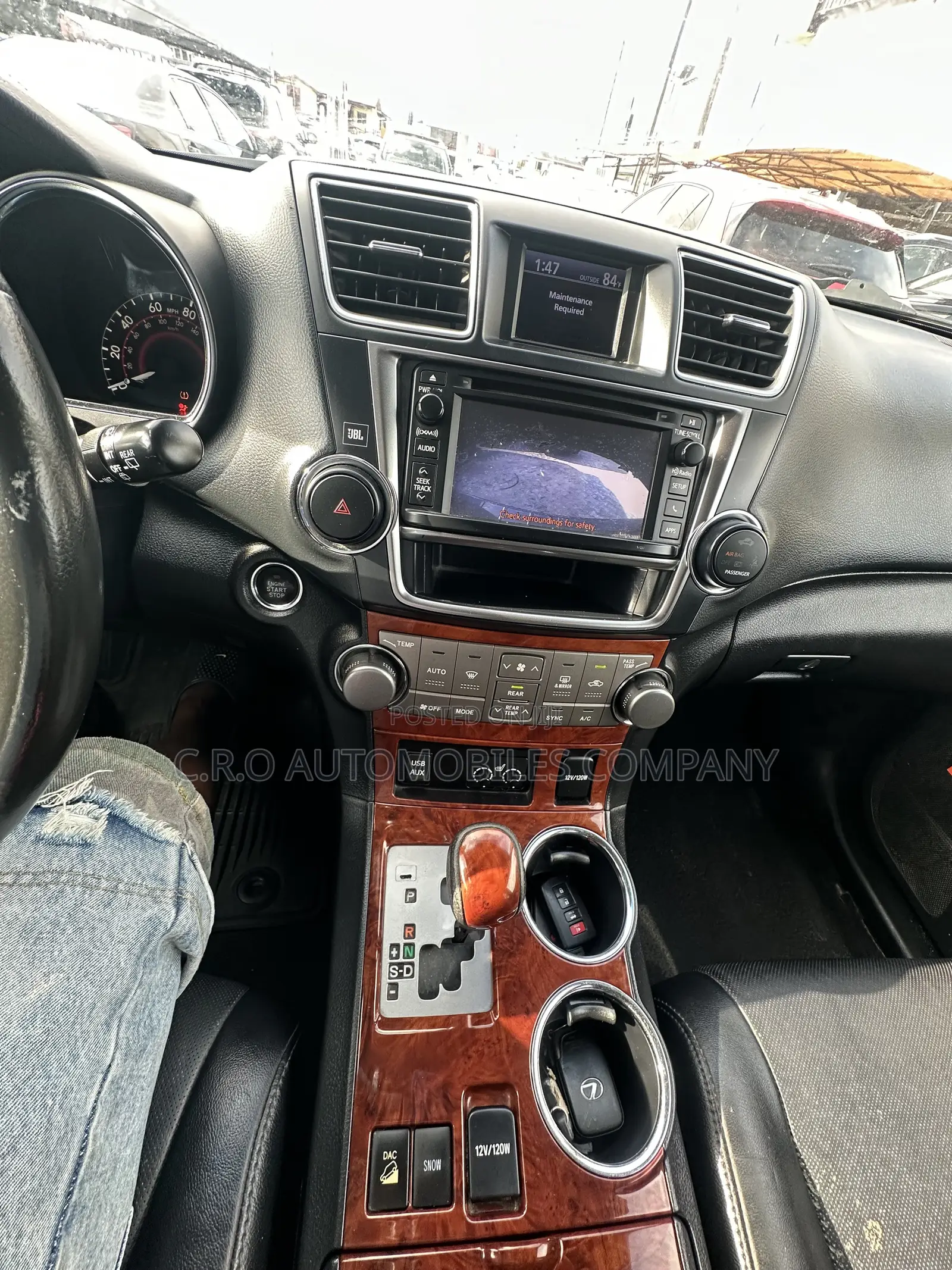 Toyota Highlander Limited 3.5l 4WD 2013 Burgundy