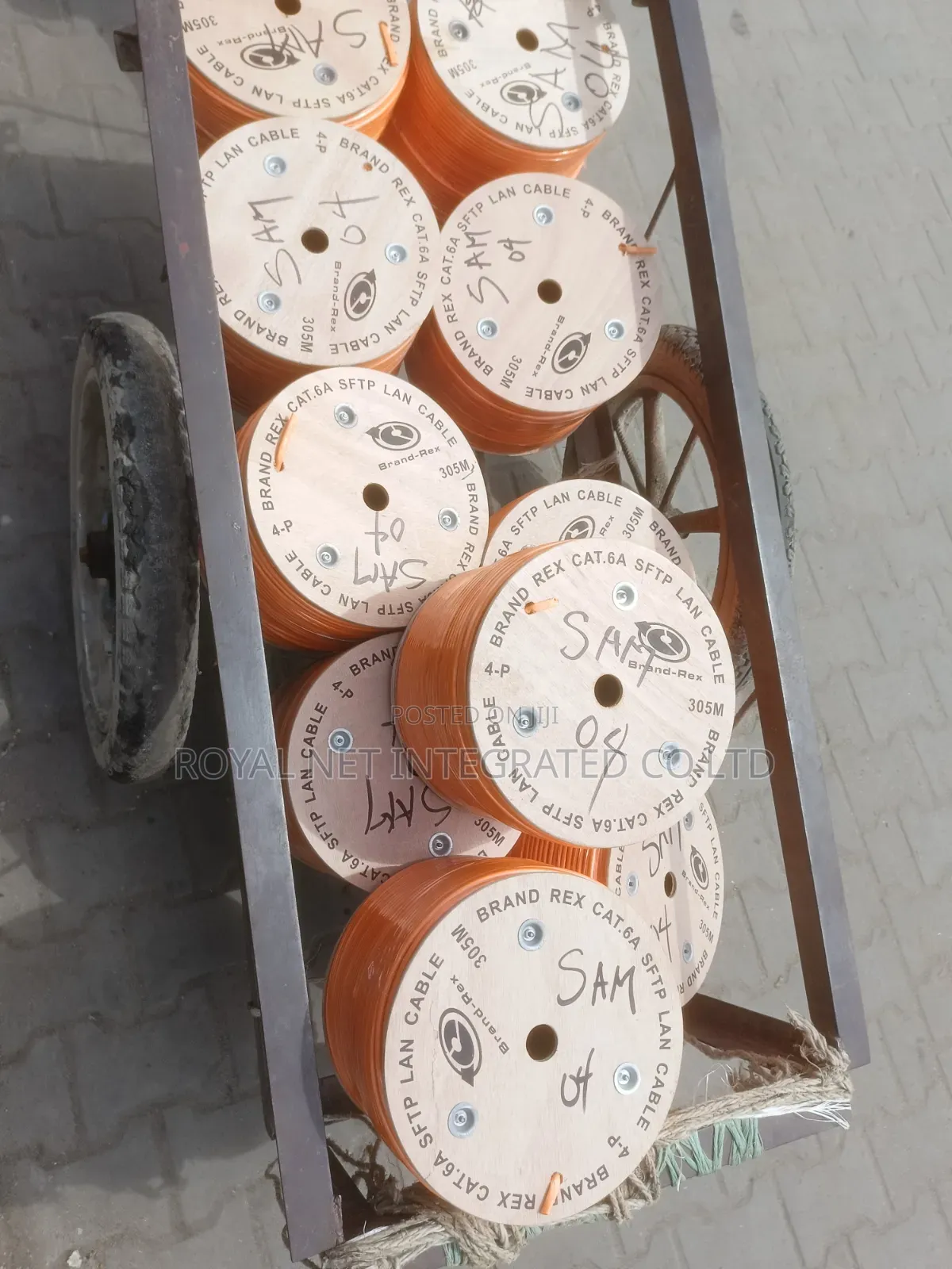 Cat6a SFTP Cable Network Cable 305m