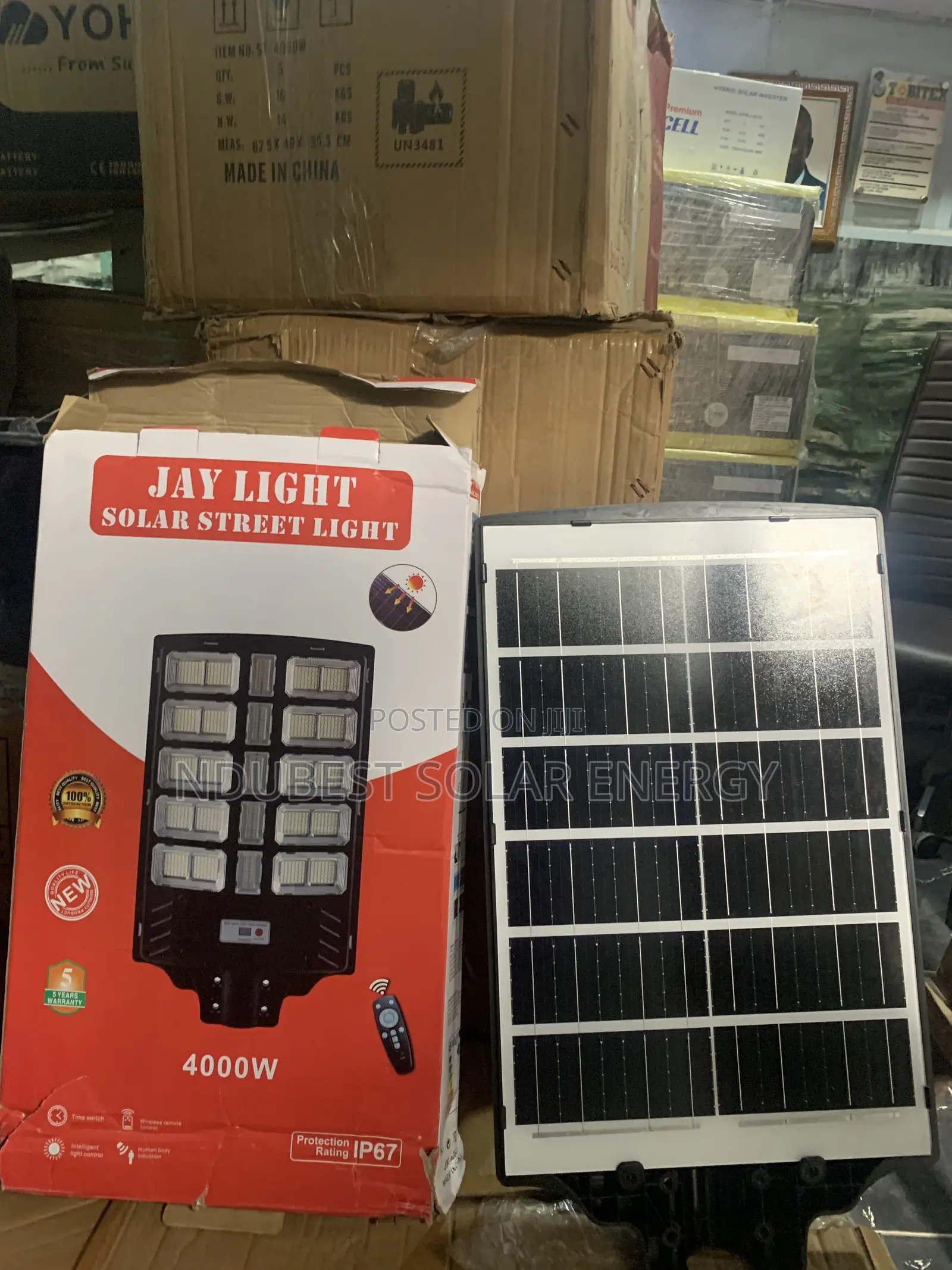 4000w All in One Solar Street Light