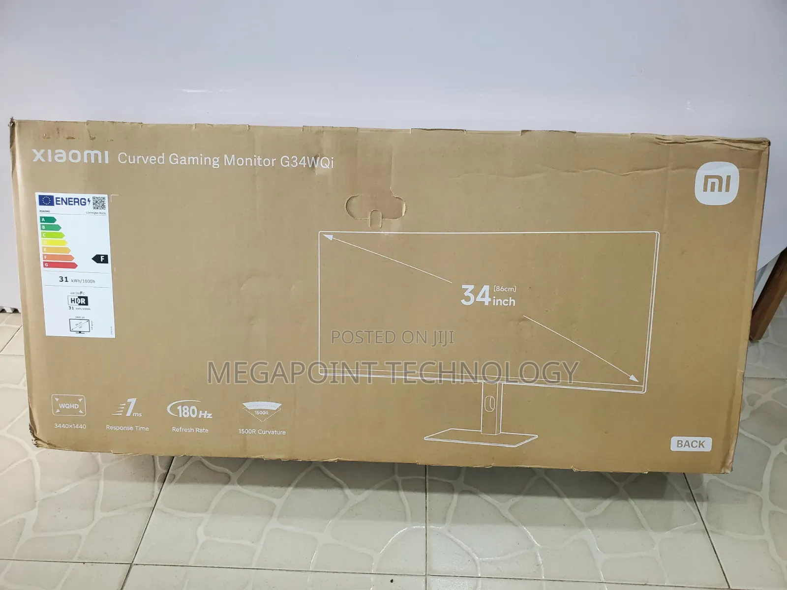 Xiaomi G34WQi 2026*
34” Curved Gaming Monitor