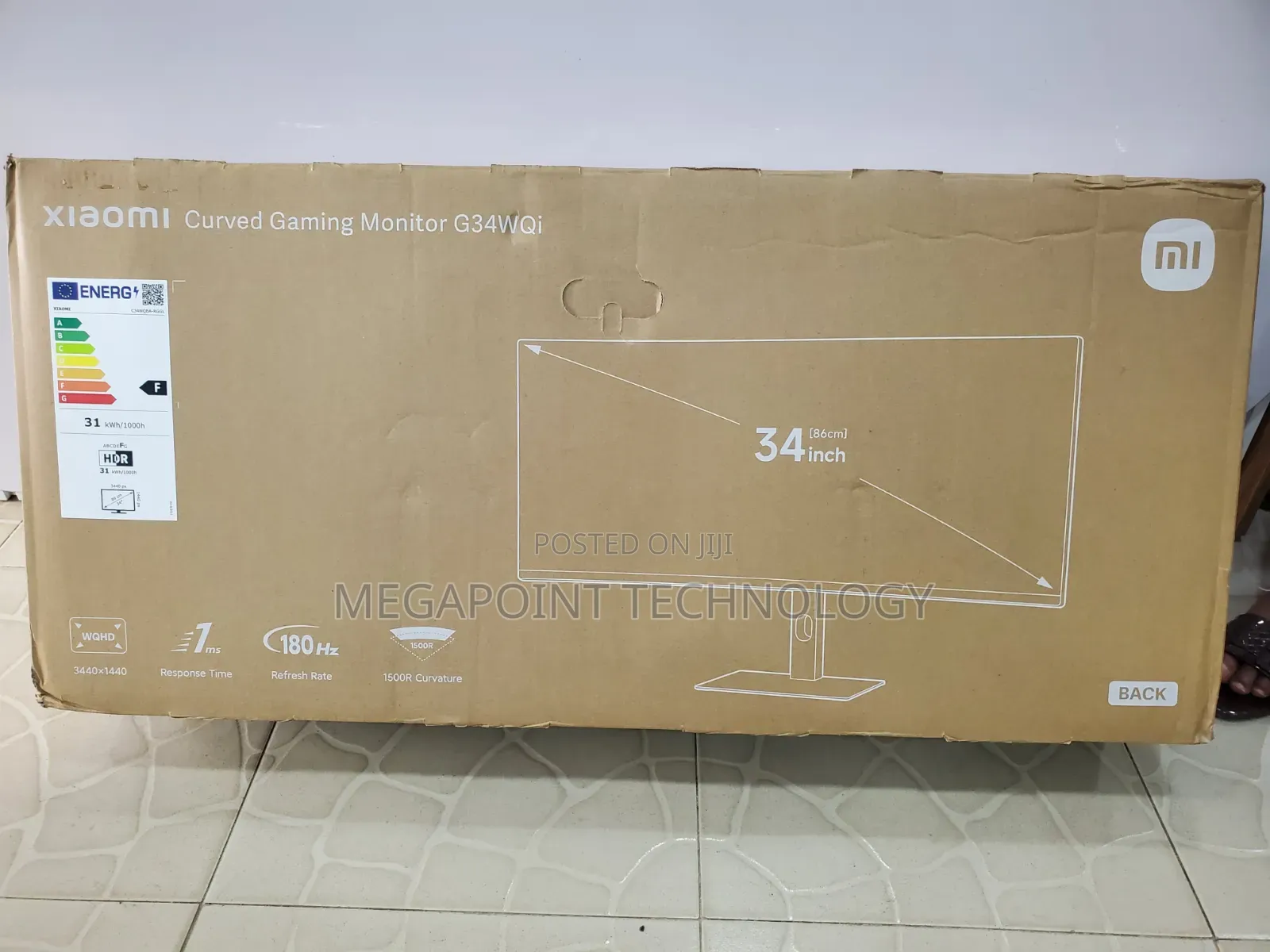 Xiaomi G34WQi 2026*
34” Curved Gaming Monitor