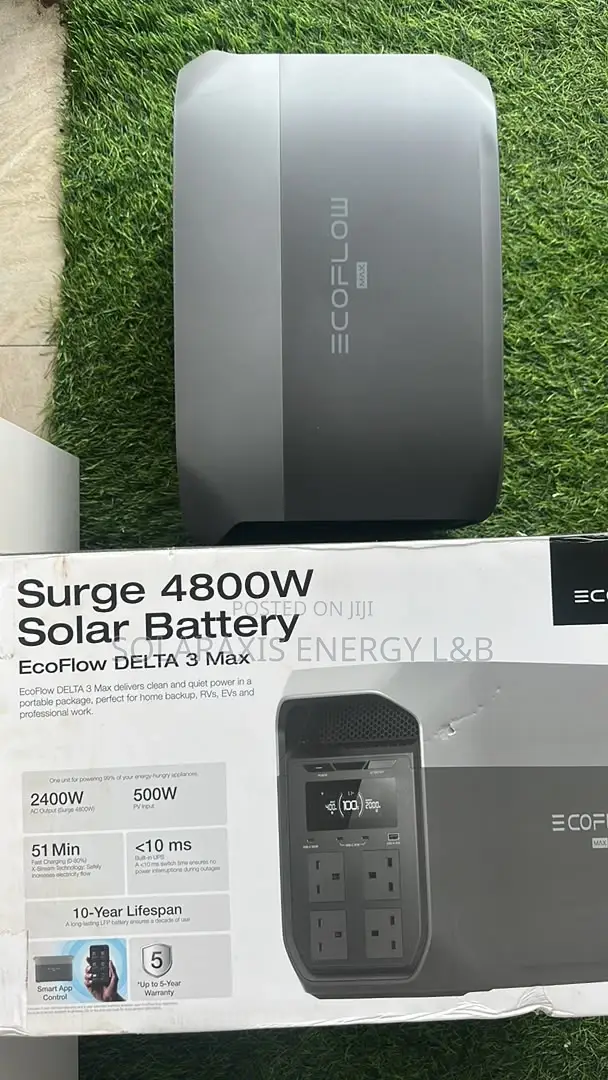 EcoFlow DELTA 3 Max Portable Power Station – Home Backup