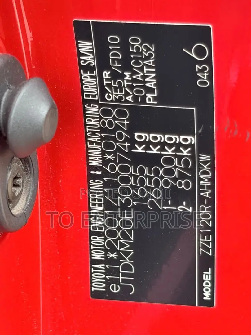 Toyota Corolla 2006 Red