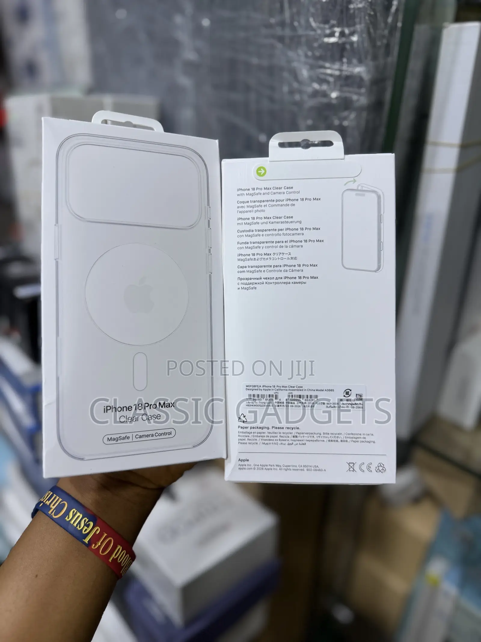 Transparent MagSafe Case With Control for iPhone 18 Pro Max/18 Pro