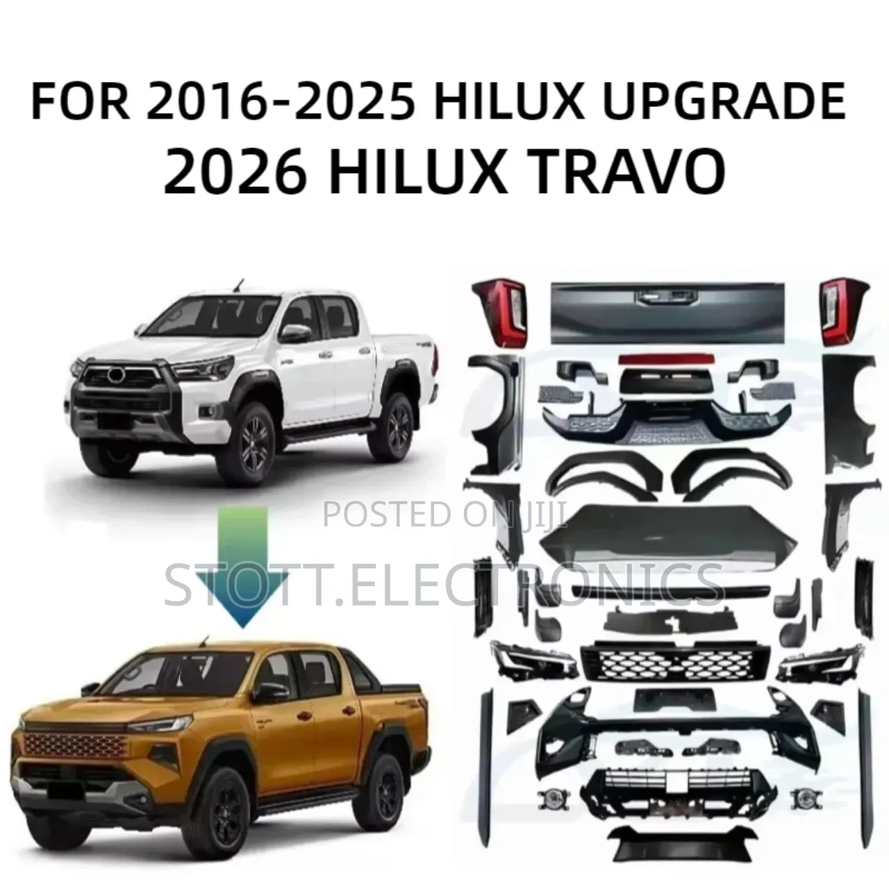 Toyota Hilux Revo 2015-2020 Body Kit Upgrade