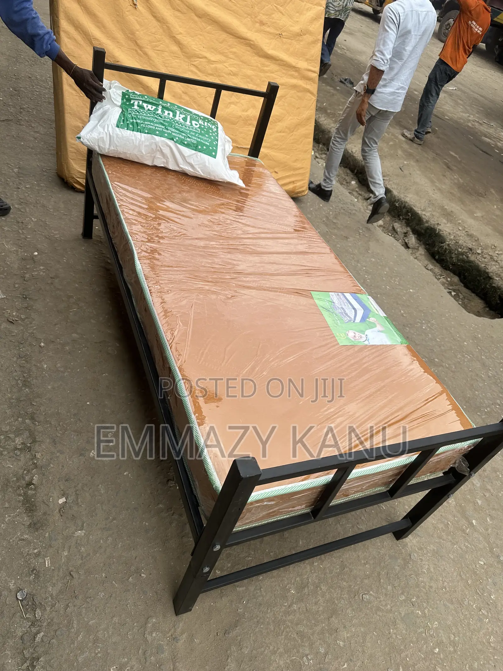 Quality 3x6 Metal Bedframe With Mattress