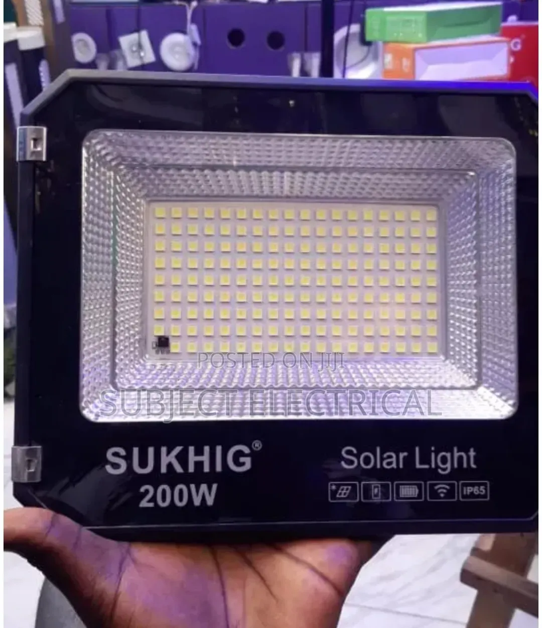 200watts Solar Flood Light With Separate Panel No Sensor