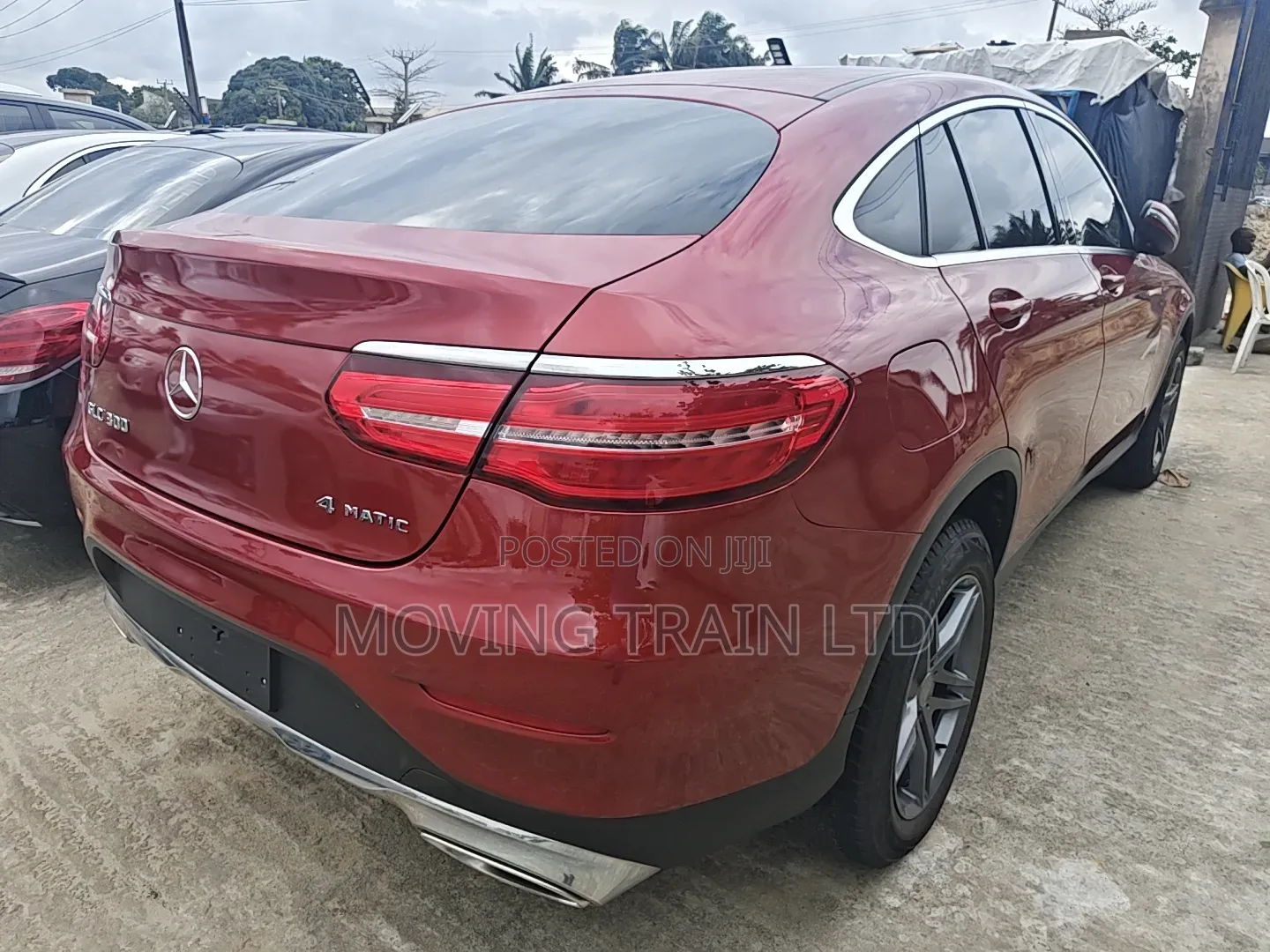 Mercedes-Benz C300 Base 4Matic Sedan AWD (2.0L 4cyl 7A) 2017 Red