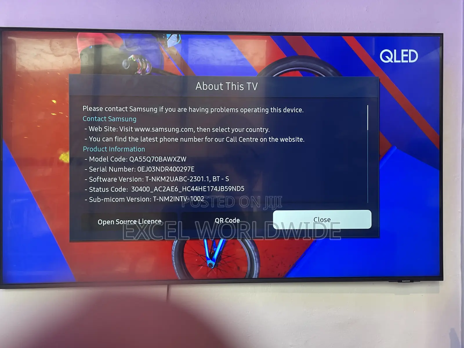 55” Samsung QLED Smart TV With Quantum Processor 120Hz Gaming.