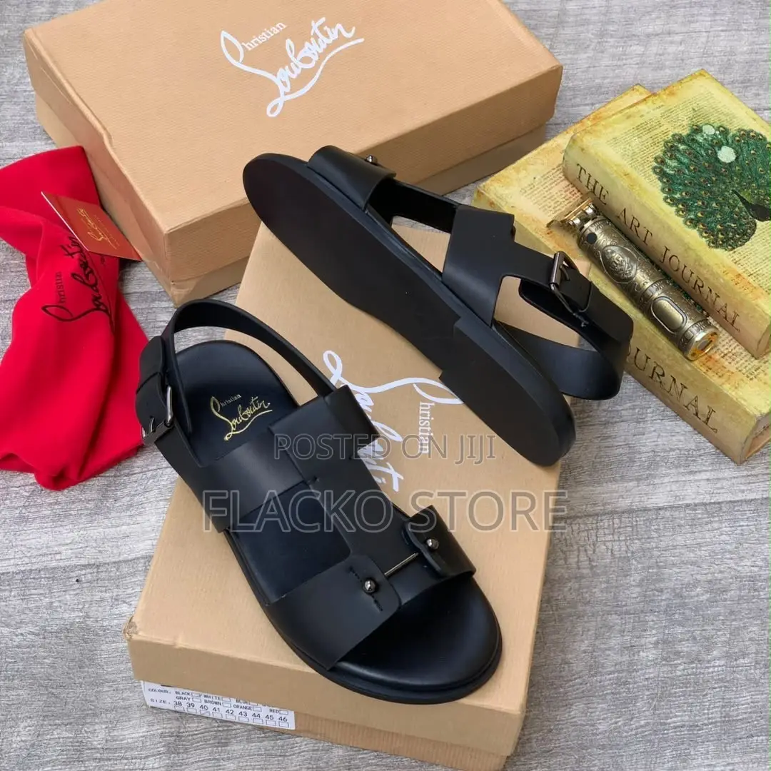 High Quality Christain Louboutin Leather Sandals