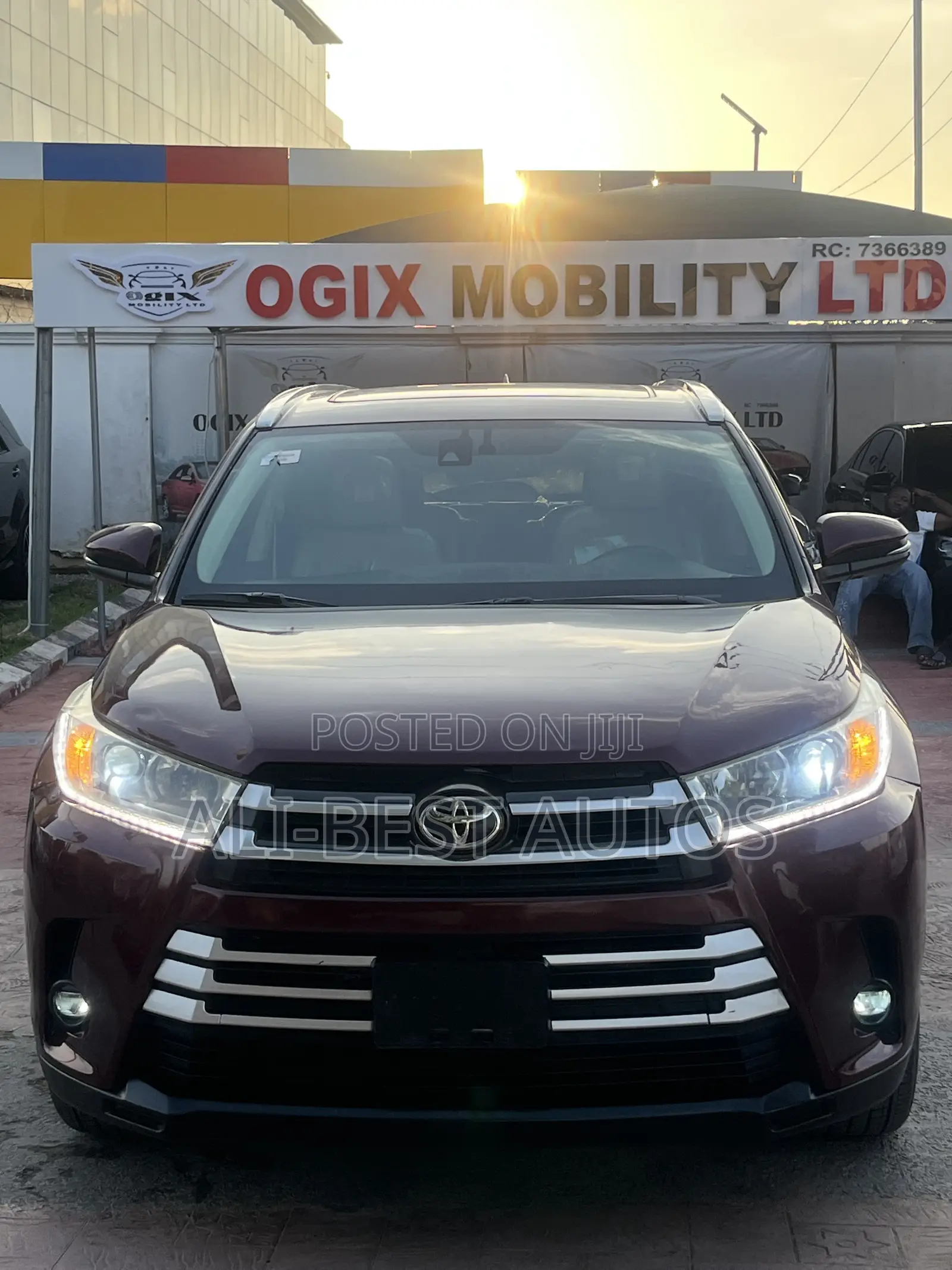 Toyota Highlander 2014 Maroon